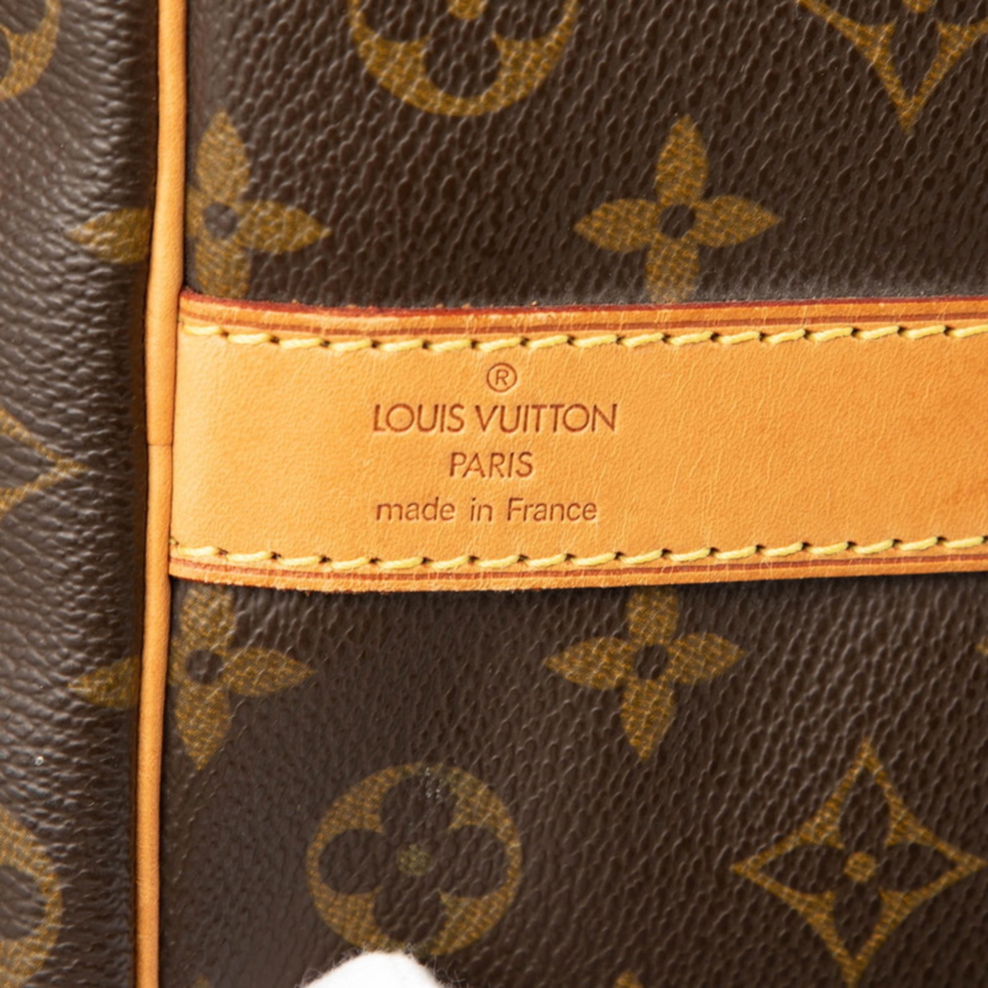 Louis Vuitton Brown Pvc Leather Boston Bag Shoulder Bag (Pre-Owned)