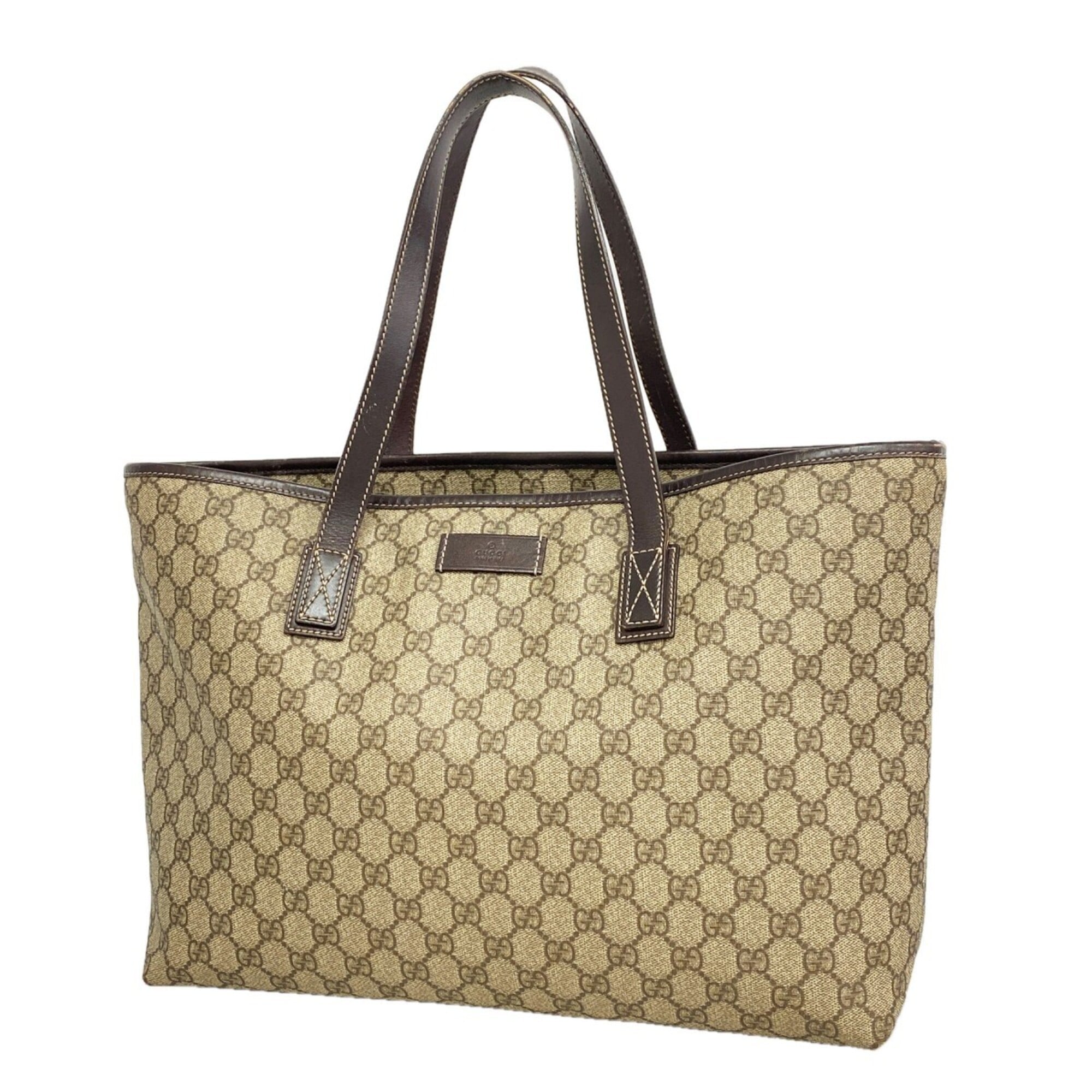 Gucci Brown Pvc Tote Bag (Pre-Owned)