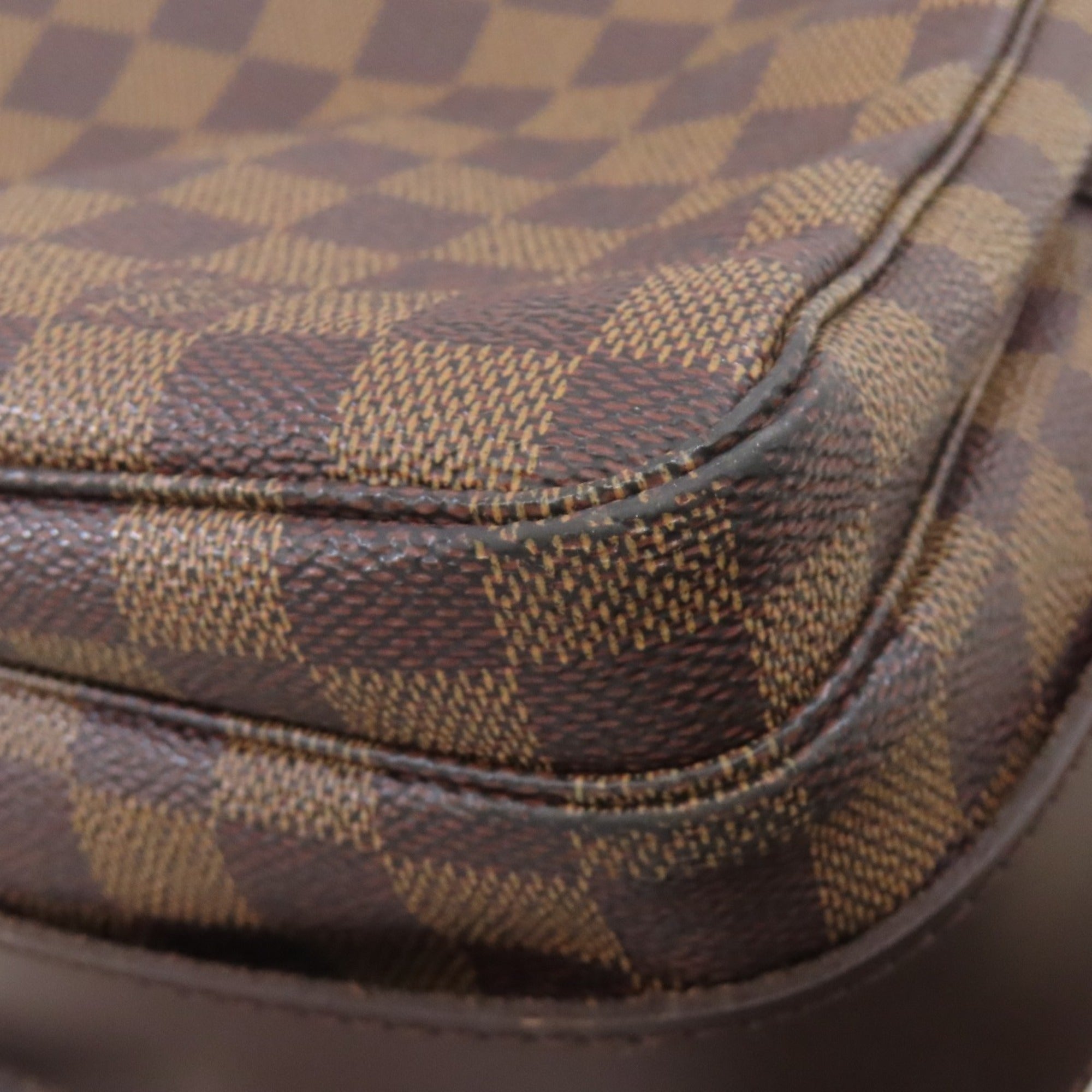 Louis Vuitton Damier Canvas Ebene Damier Canvas Shoulder Bag (Pre-Owned)