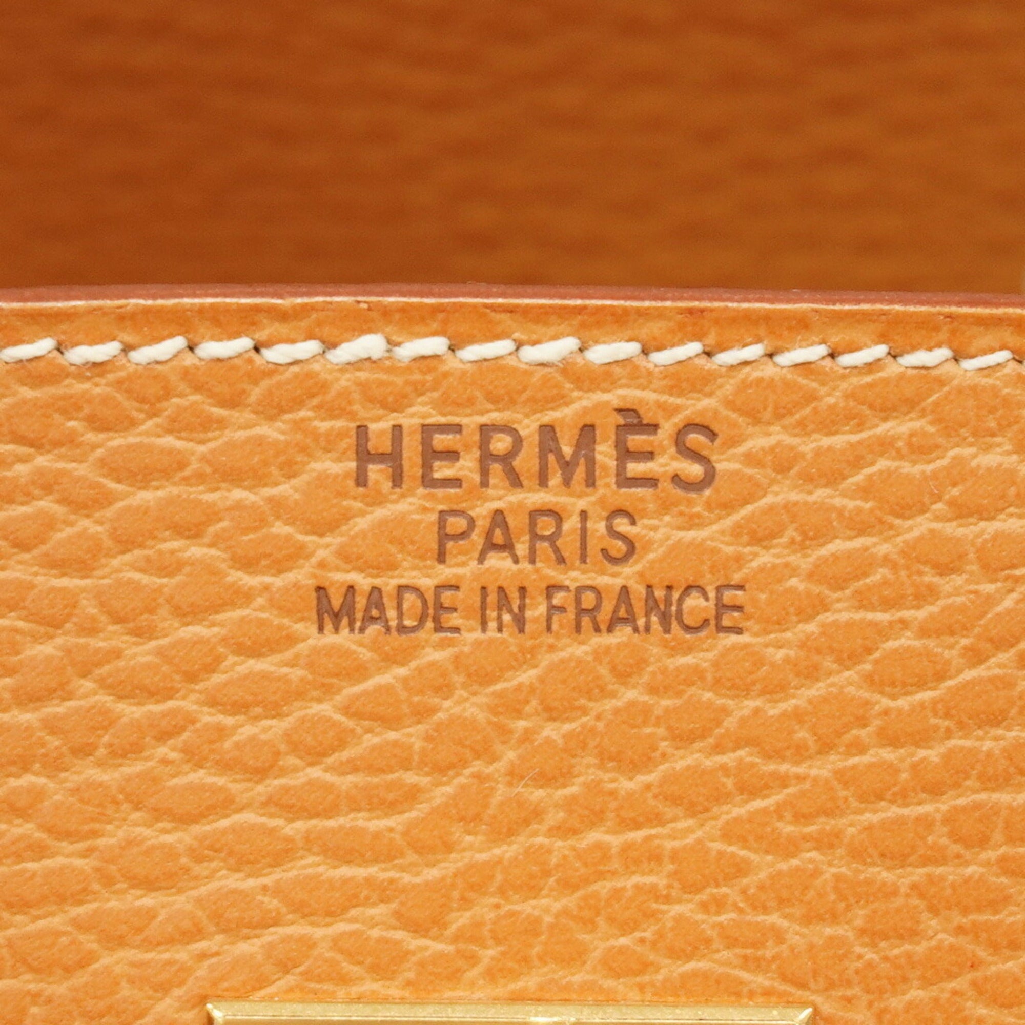 Hermes Natural Ardennes Leather Handbag (Pre-Owned)