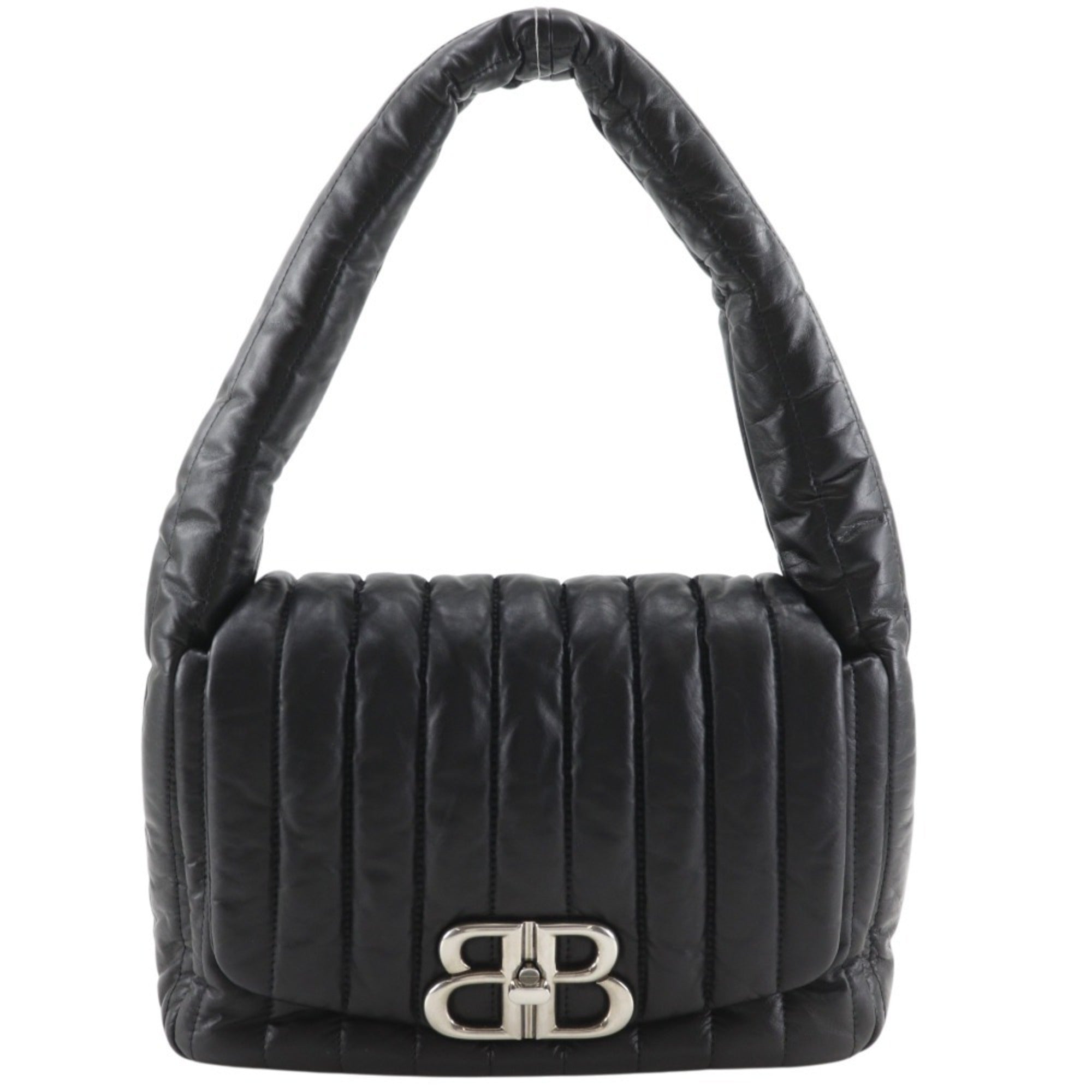 Balenciaga Black Leather Shoulder Bag (Pre-Owned)