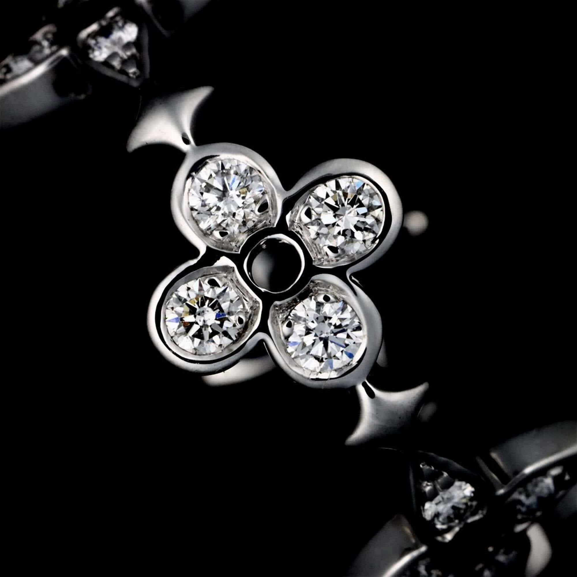 Louis Vuitton White Gold (18K) Band Ring (Pre-Owned)