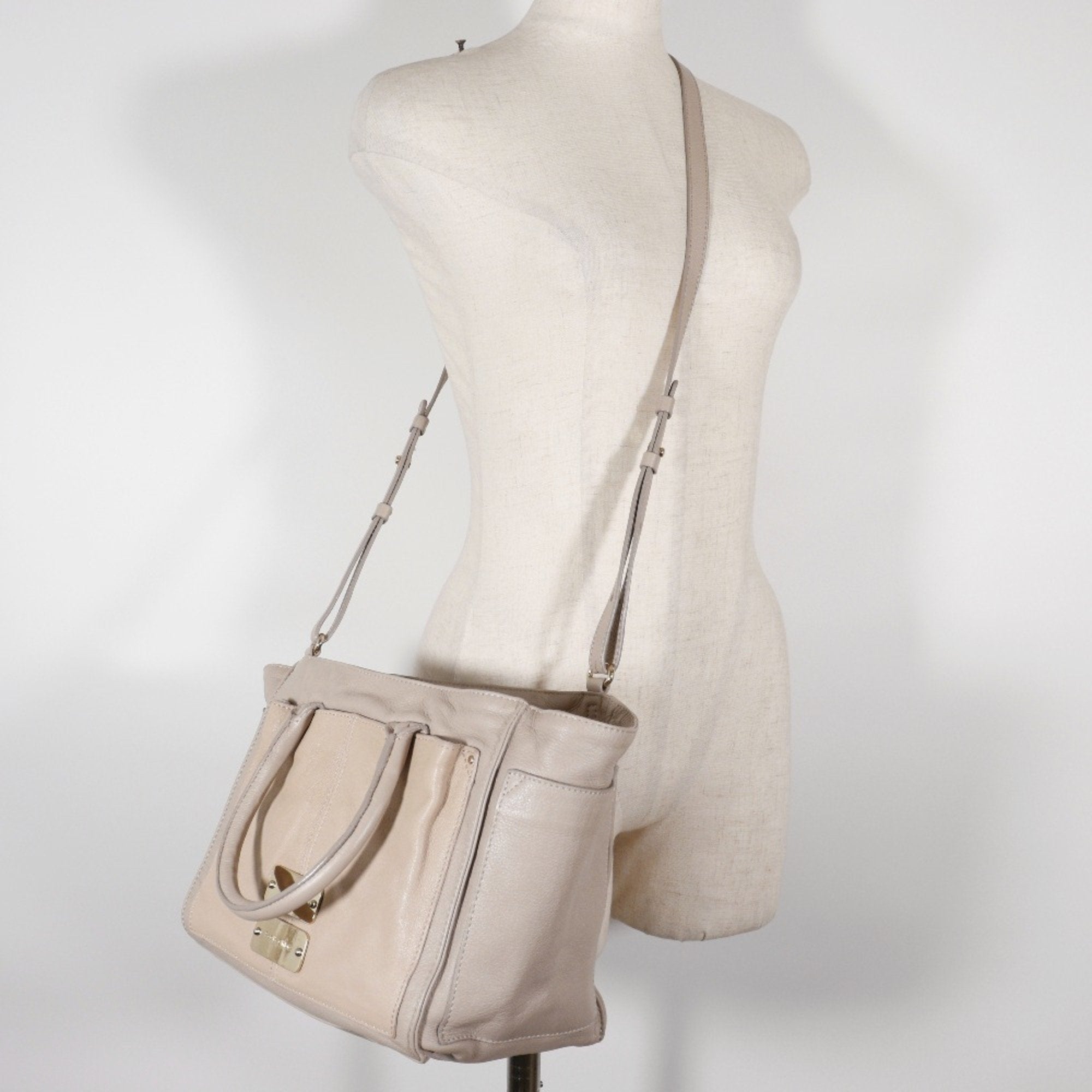 See By Chloé Beige Leather Handbag (Pre-Owned)