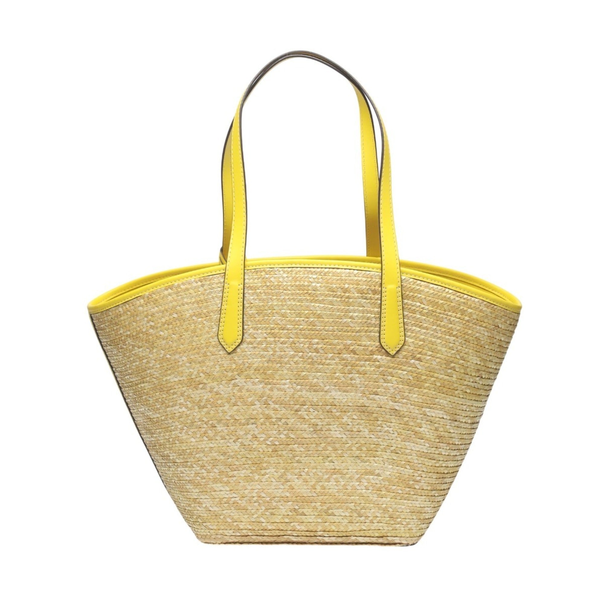 Michael Kors Yellow Straw Handbag (Pre-Owned)