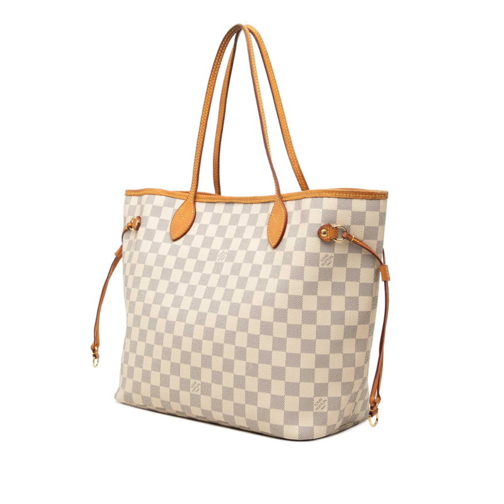 Louis Vuitton White Pvc Leather Pouch Shoulder Bag Tote Bag (Pre-Owned)