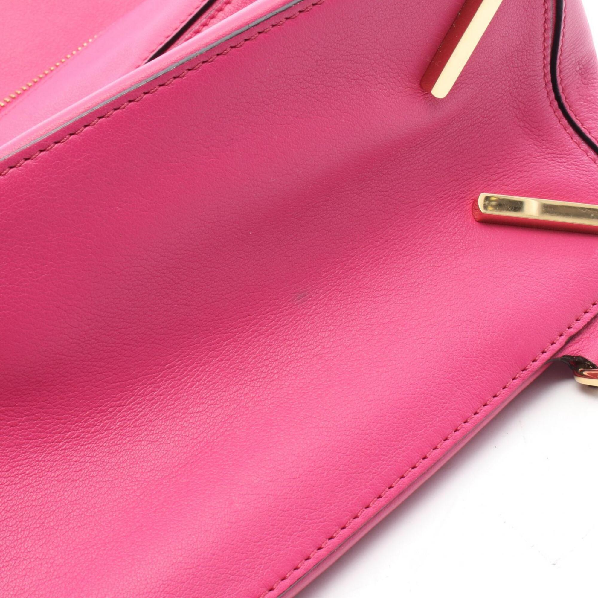 Loewe Pink Leather Handbag (Pre-Owned)