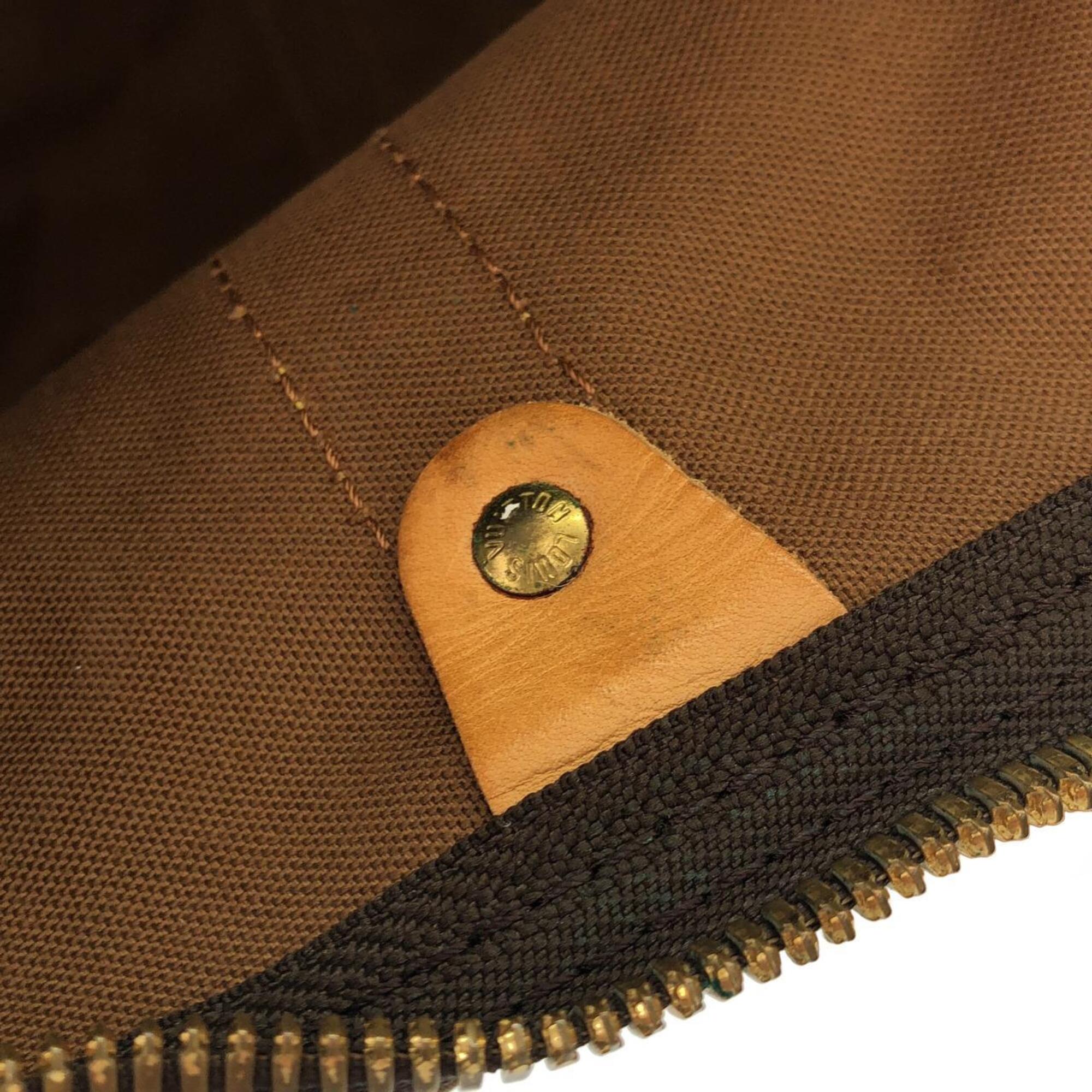 Louis Vuitton Marron Coated Canvas Boston Bag (Pre-Owned)