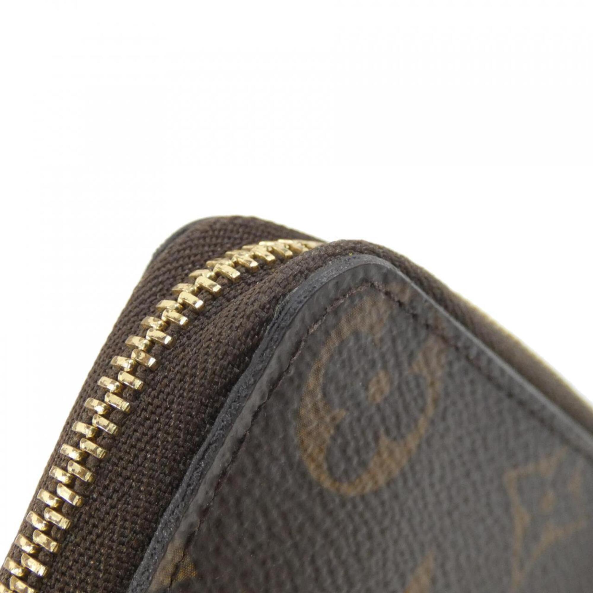 Louis Vuitton Marron Monogram Coated Canvas Coin Purse/Coin Case (Pre-Owned)