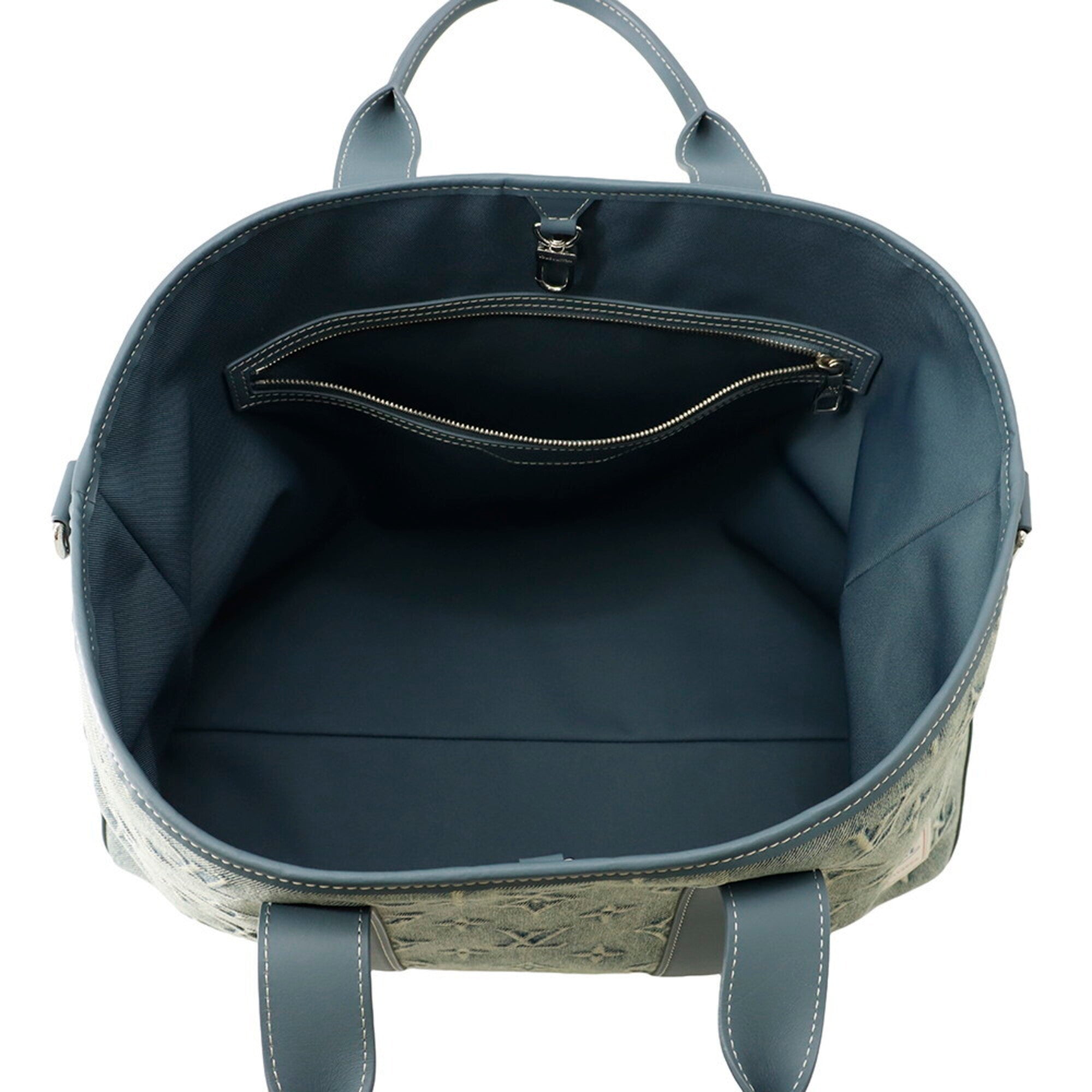 Louis Vuitton Blue Monogram Monogram Handbag Tote Bag (Pre-Owned)