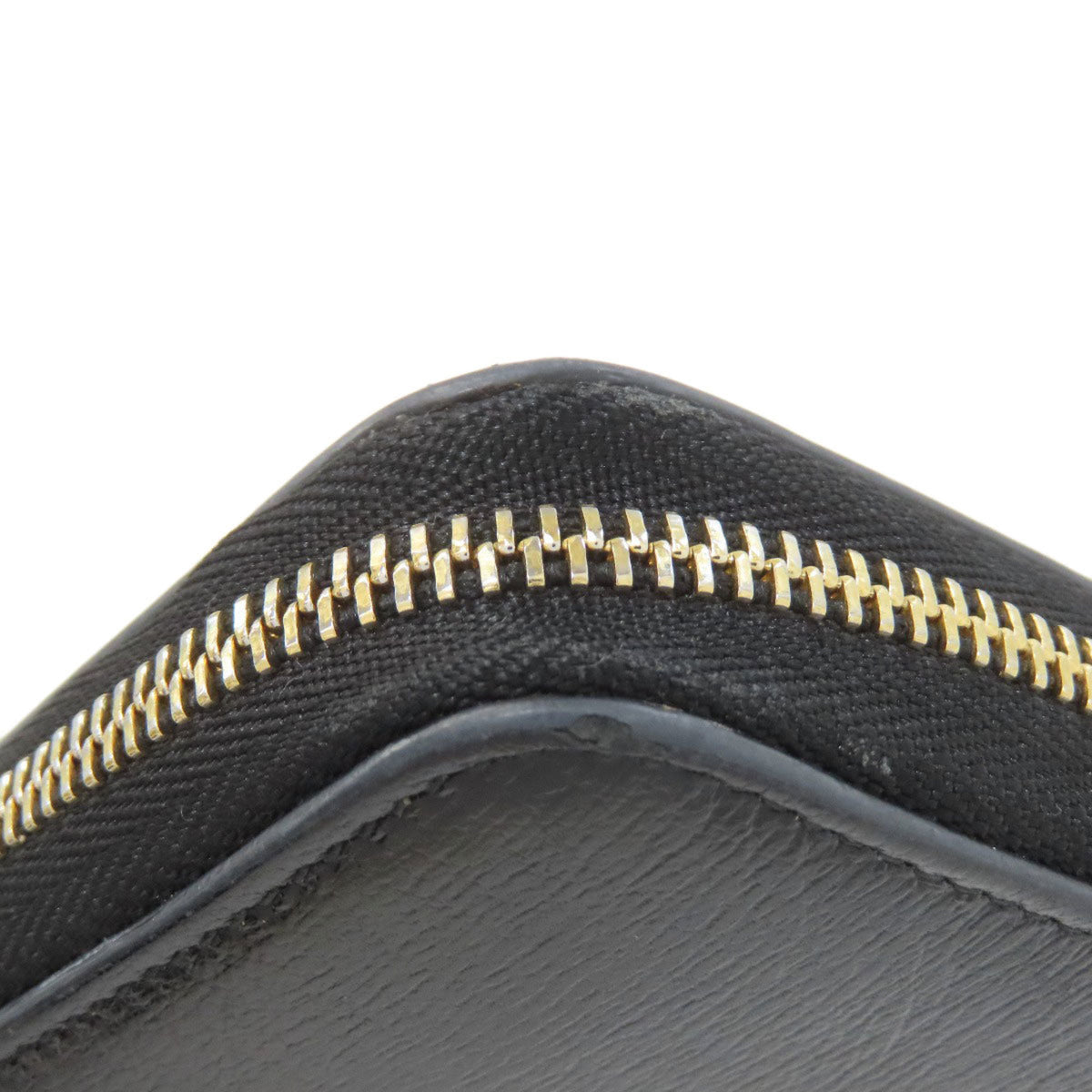 Bvlgari Black Leather Long Wallet (Bi-Fold) (Pre-Owned)