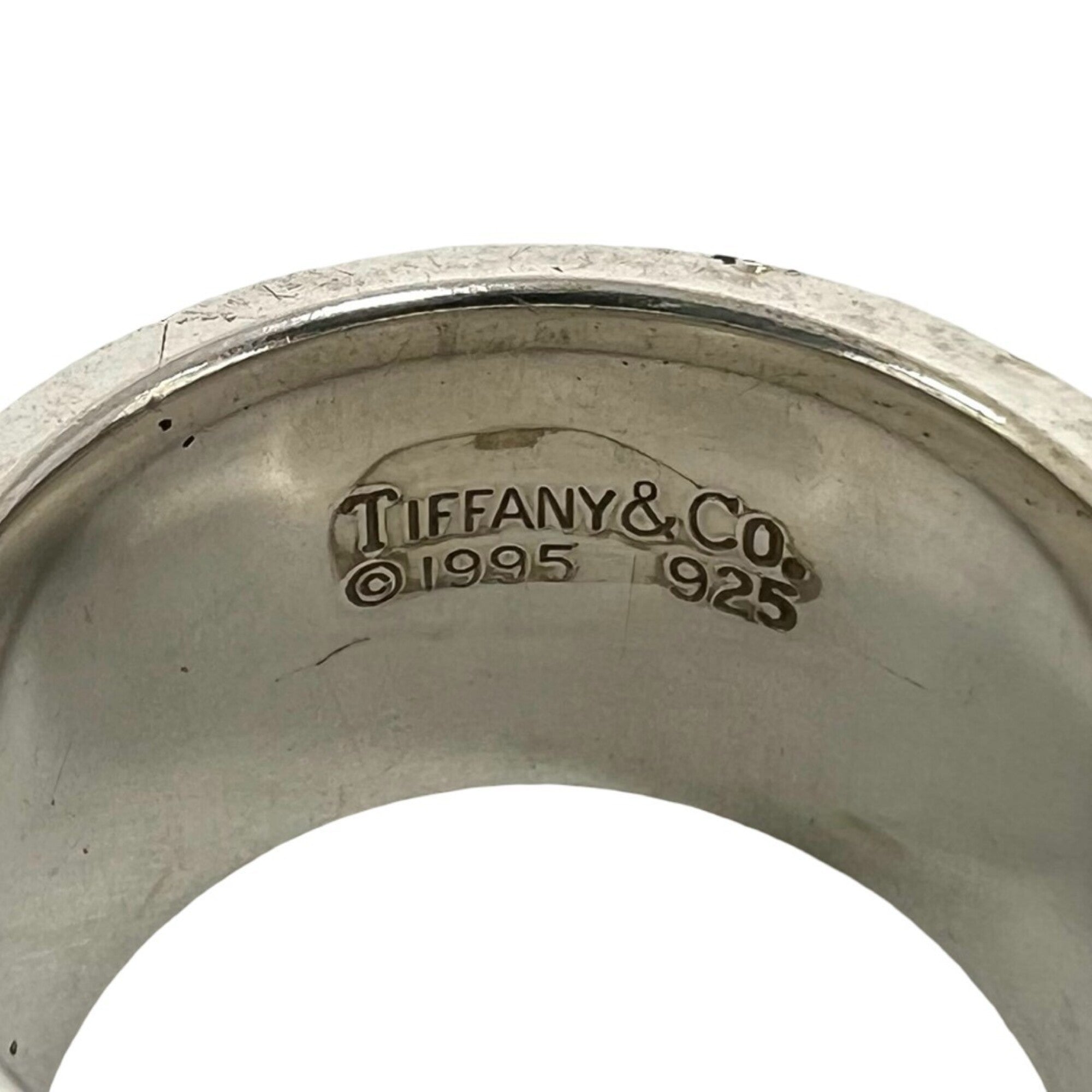 Tiffany Silver Silver 925 Band Ring (Pre-Owned)