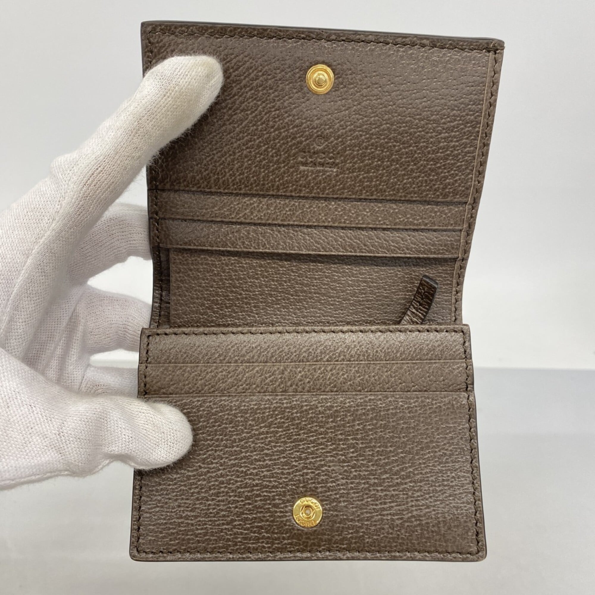 Gucci Brown Pvc Wallet (Bi-Fold) (Pre-Owned)