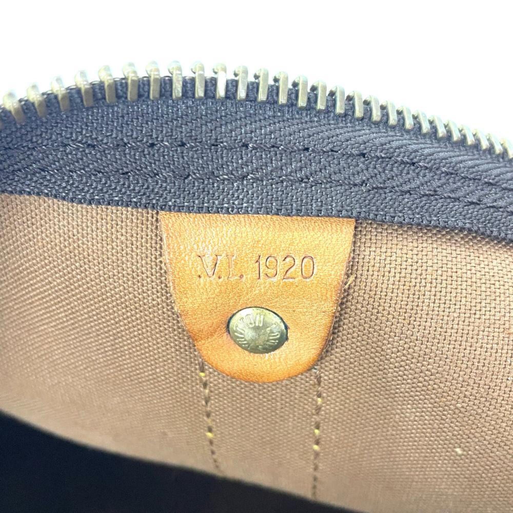 Louis Vuitton Brown Monogram Canvas Boston Bag (Pre-Owned)