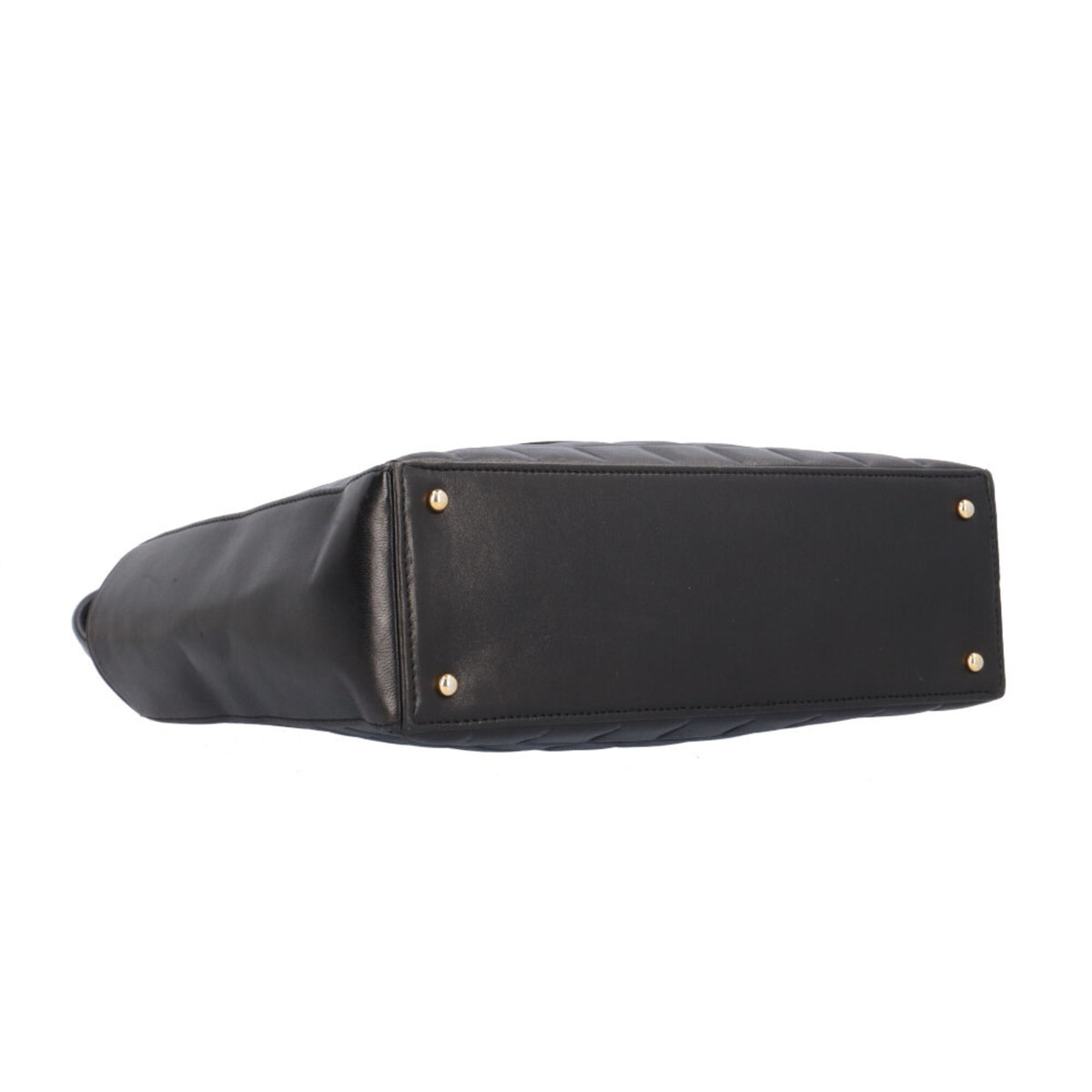 Chanel Black Leather Shoulder Bag (Pre-Owned)