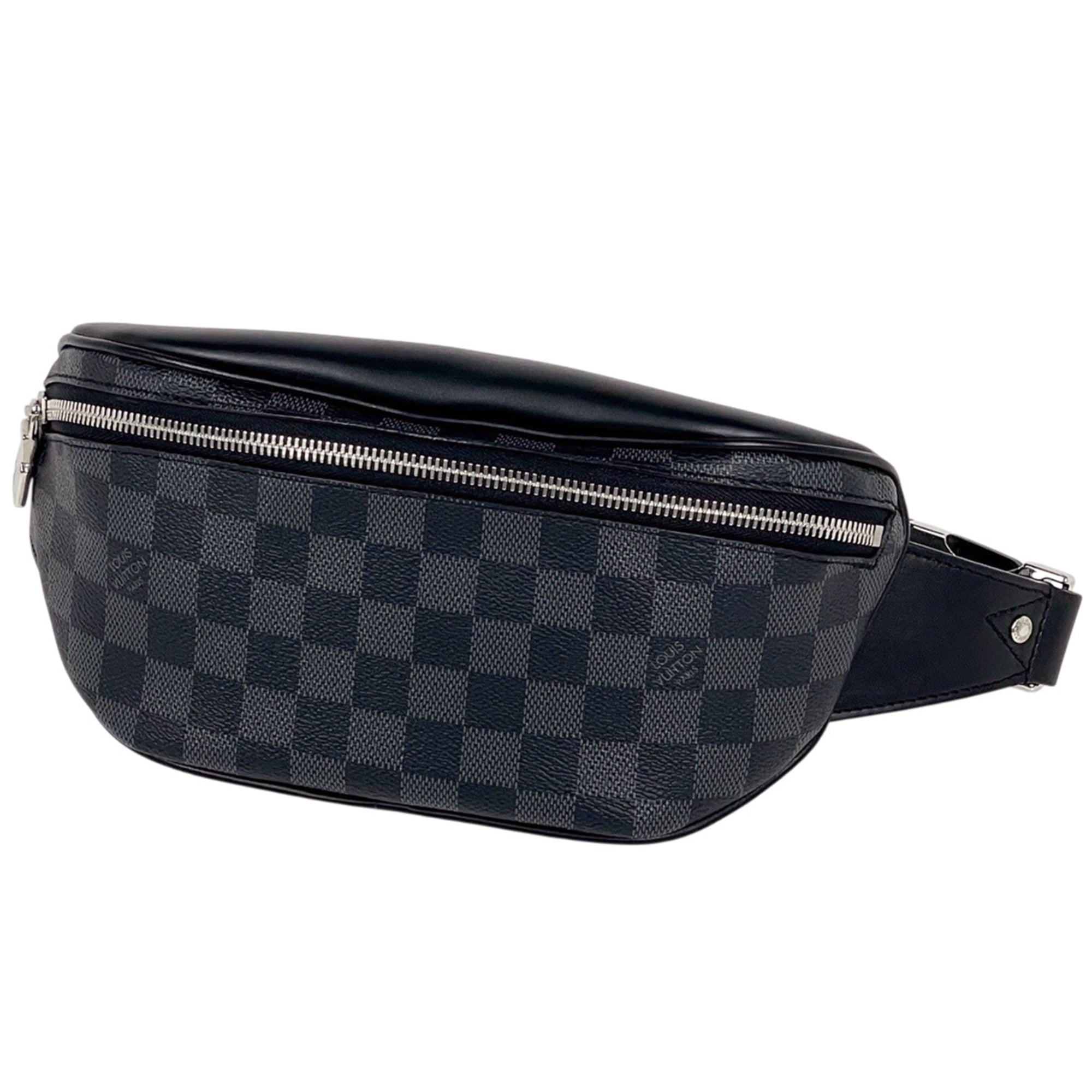 Louis Vuitton Damier Graphite Black Noir Damier Graphite Fanny Pack (Pre-Owned)