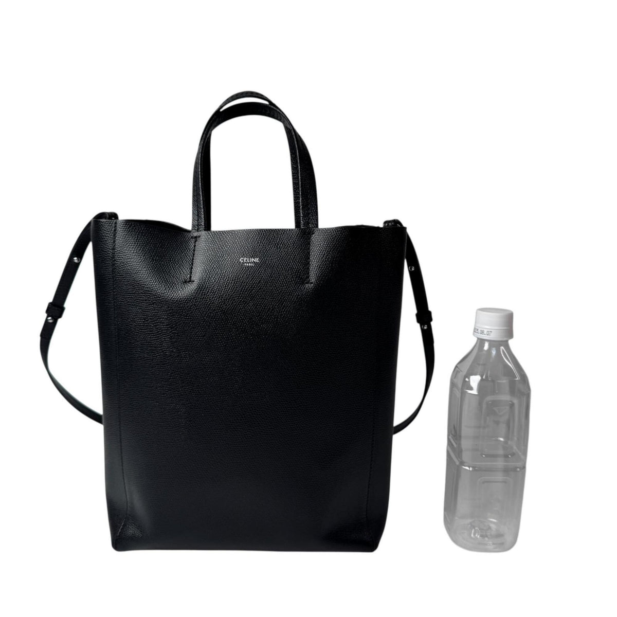Celine Black Leather Shoulder Bag Tote Bag (Pre-Owned)