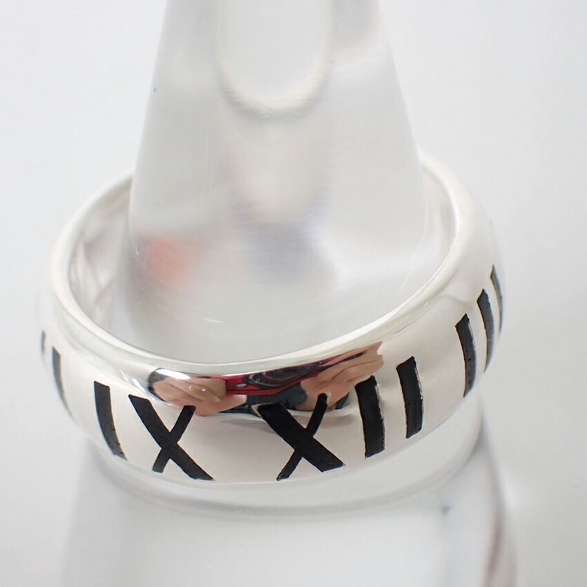 Tiffany Sterling Silver 925 Band Ring (Pre-Owned)