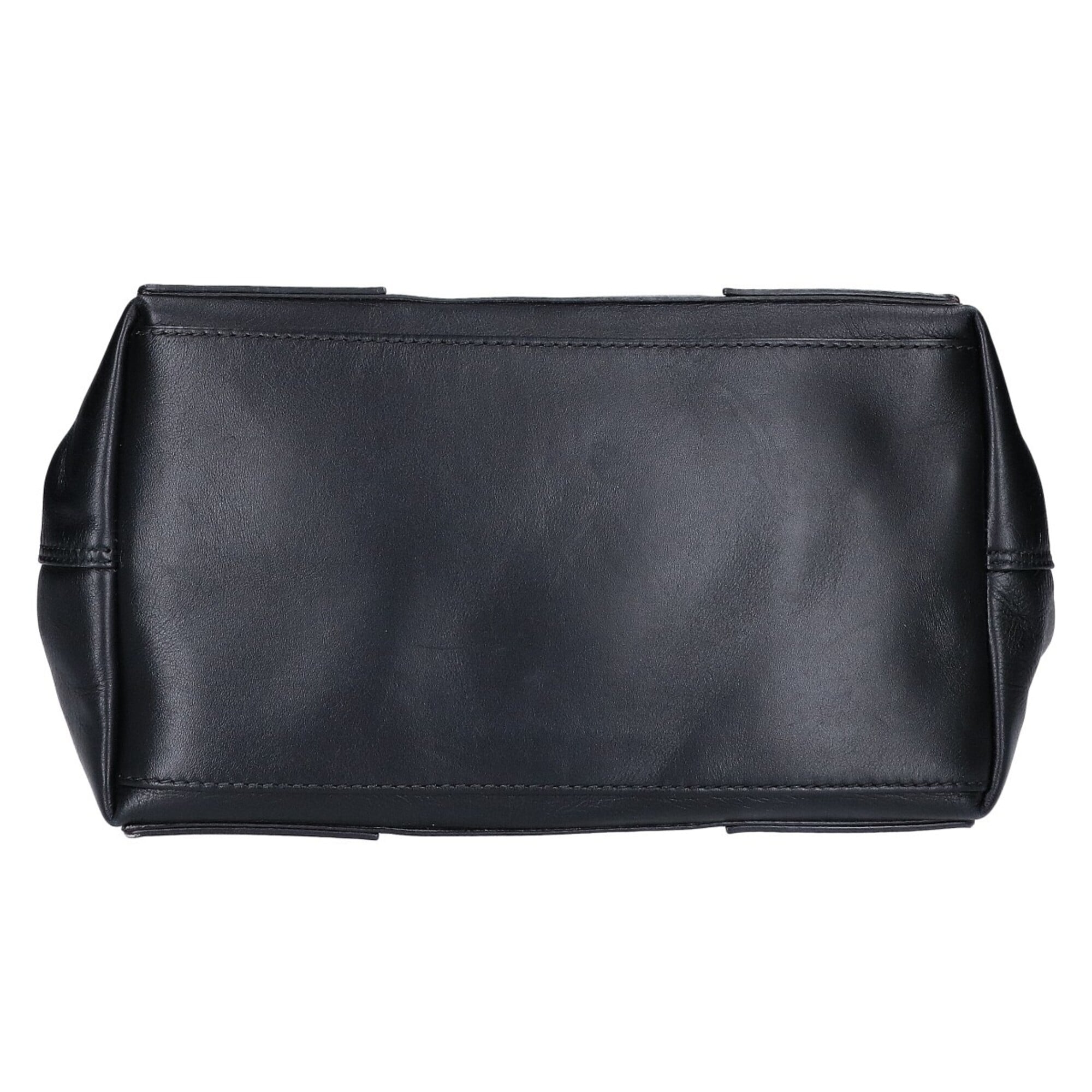 Balenciaga Navy Leather Pouch Tote Bag (Pre-Owned)