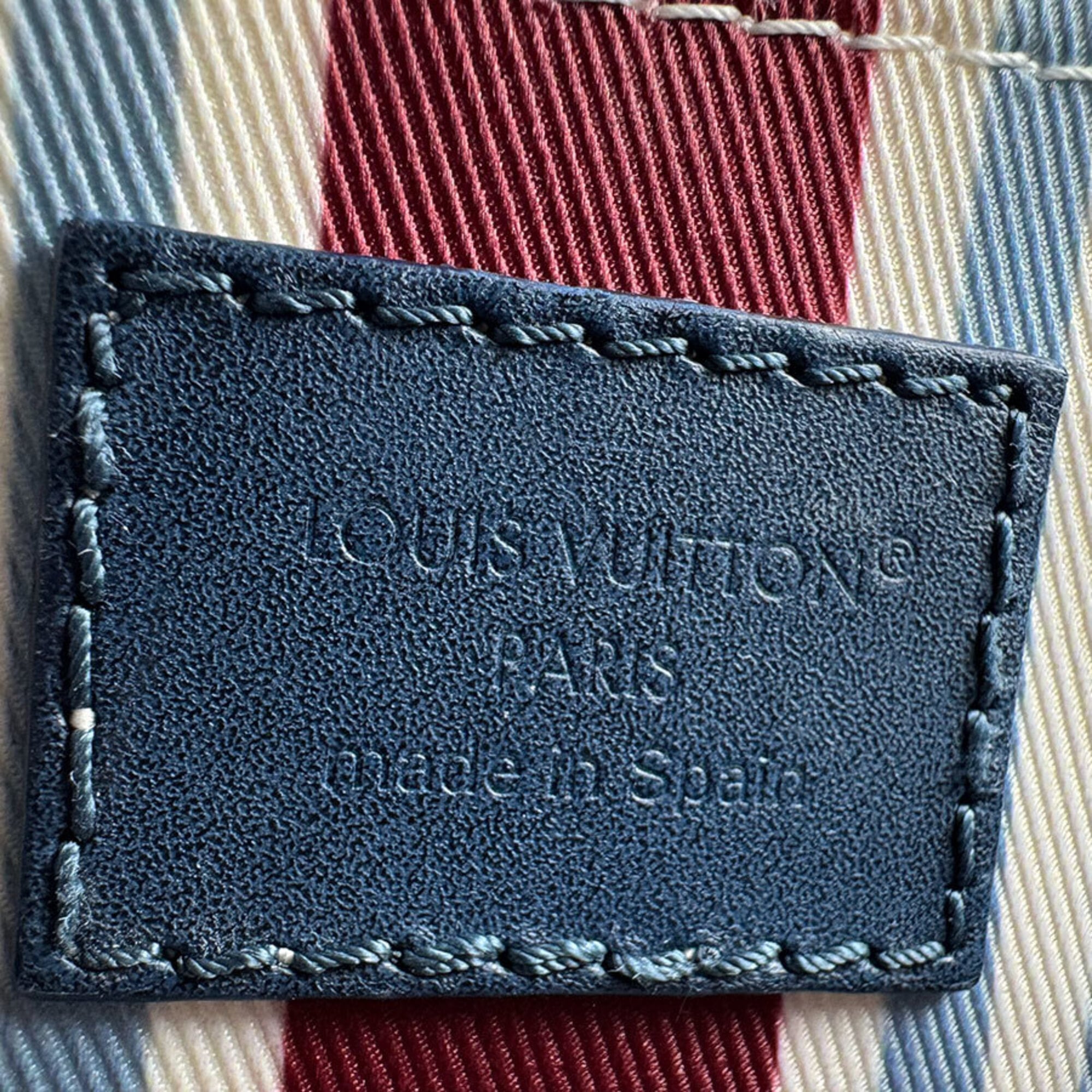 Louis Vuitton Blue Monogram Shoulder Bag (Pre-Owned)
