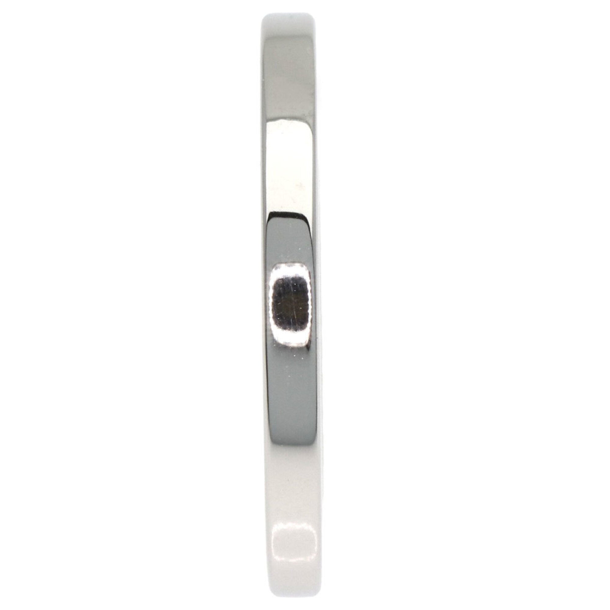 Hermes Platinum 950 Band Ring (Pre-Owned)