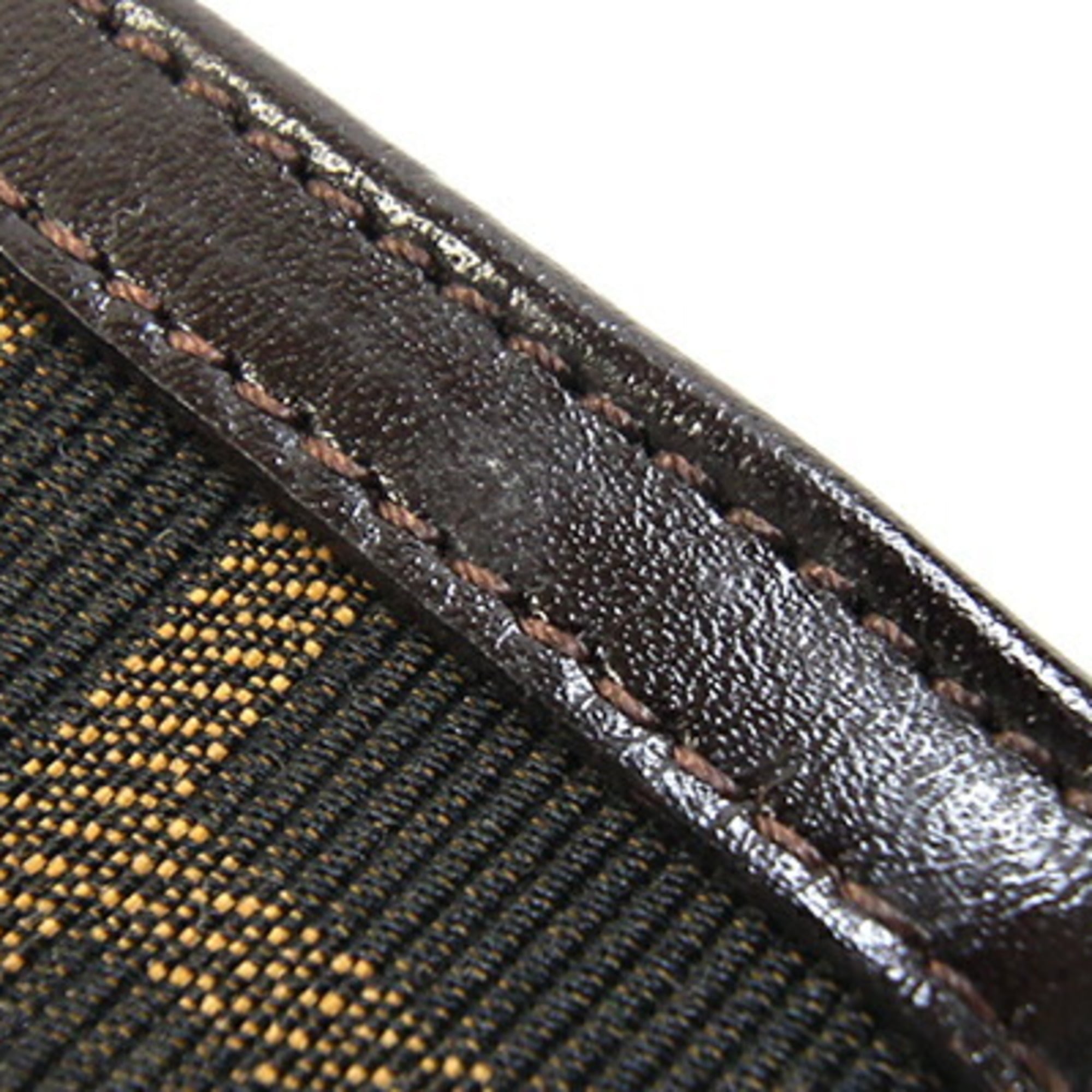 Fendi Zucca Brown Jacquard Leather Wallet (Bi-Fold) (Pre-Owned)