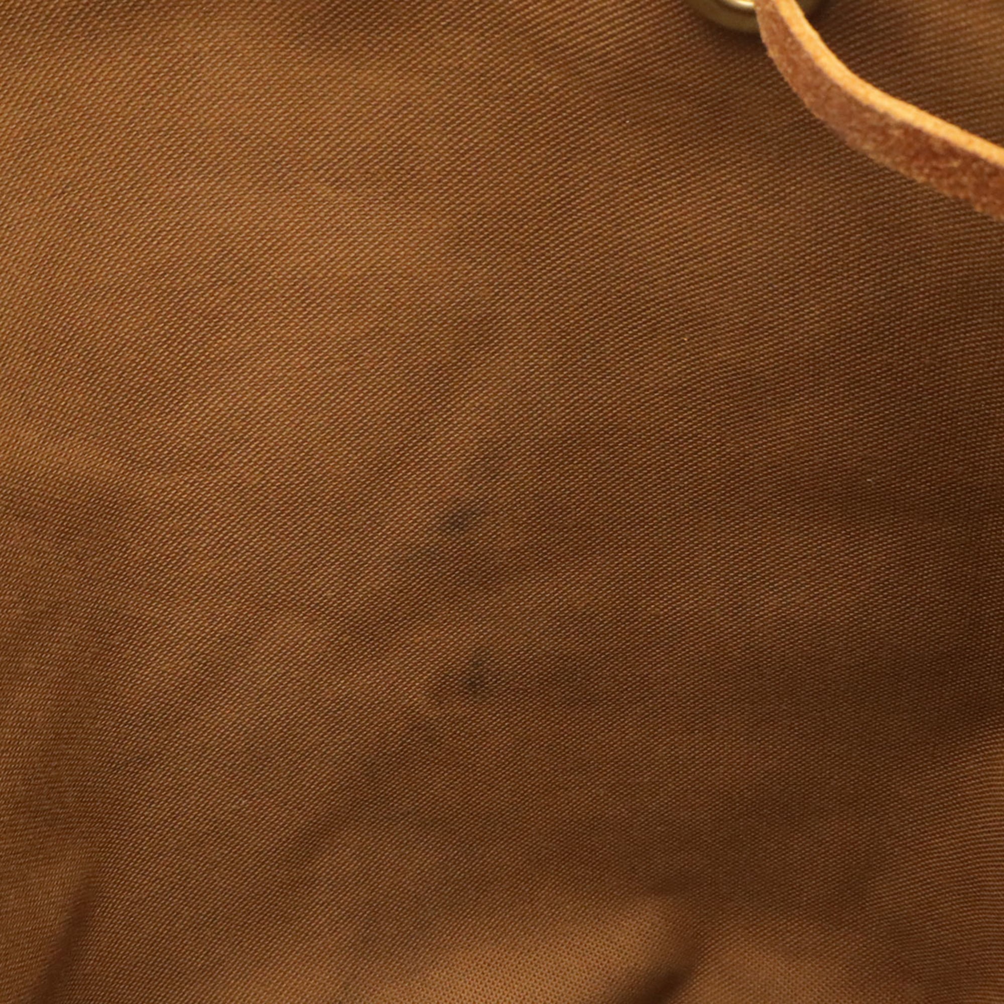 Louis Vuitton Brown Monogram Canvas Pvc Coated Canvas Shoulder Bag (Pre-Owned)