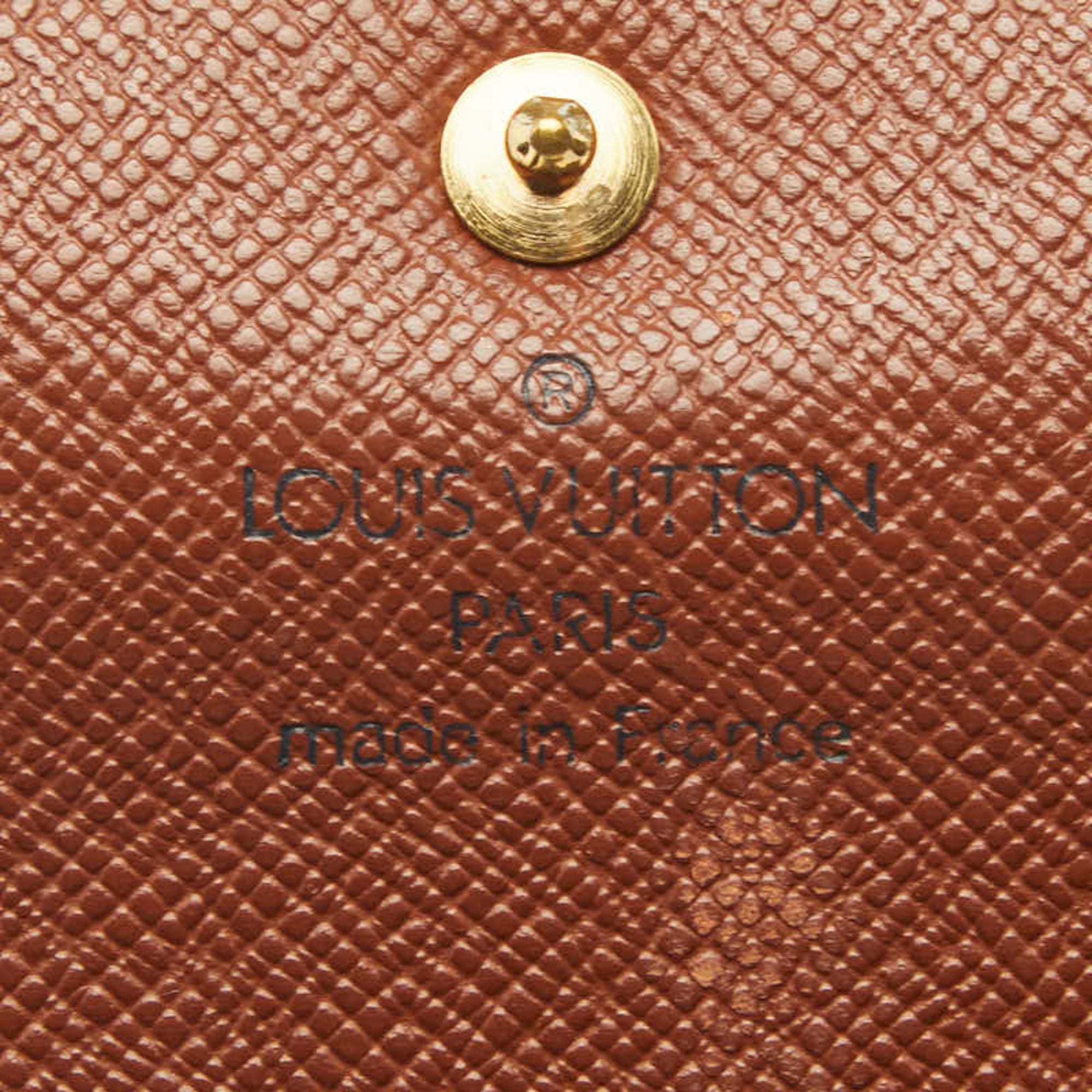 Louis Vuitton Brown Pvc Long Wallet (Bi-Fold) (Pre-Owned)