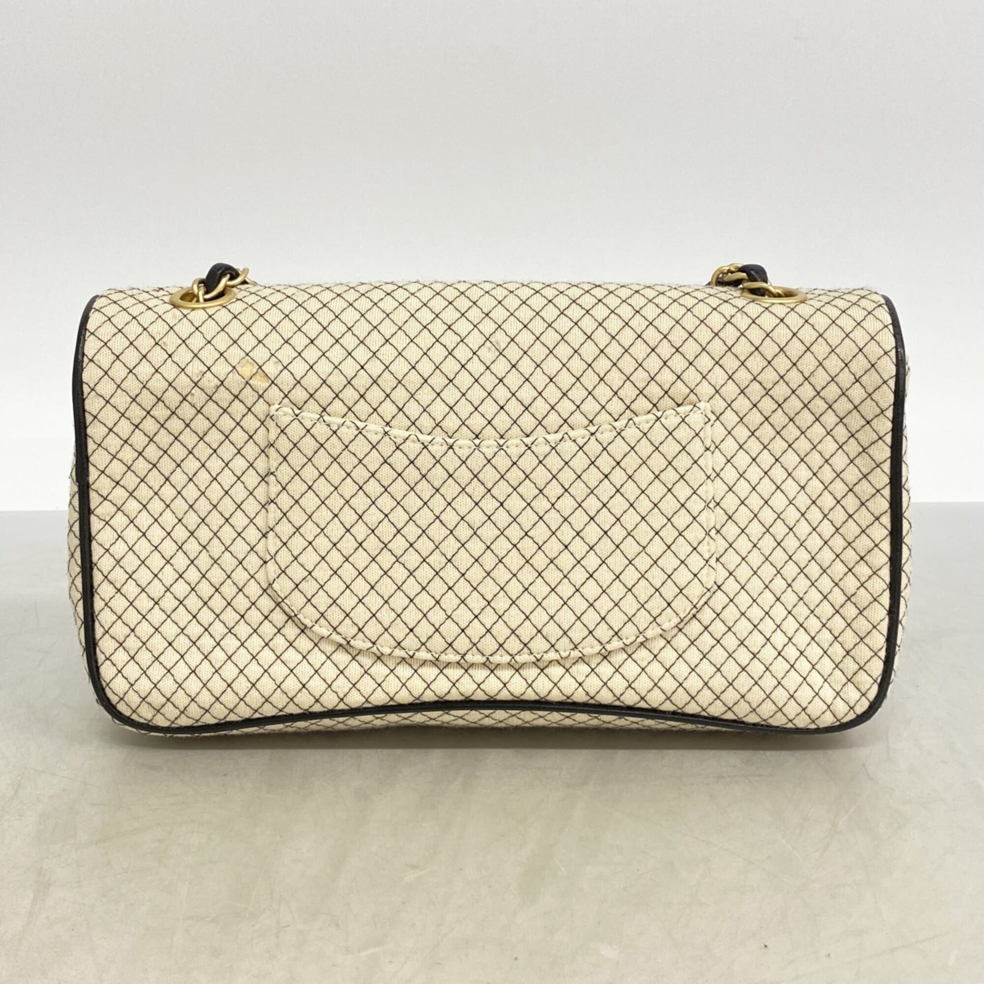 Chanel Black Ivory Shoulder Bag (Pre-Owned)