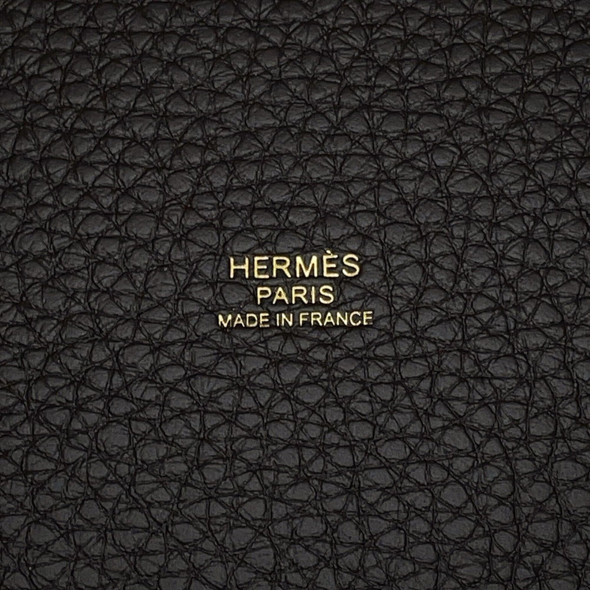 Hermes Picotin Gold Taurillon Clemence Leather Handbag