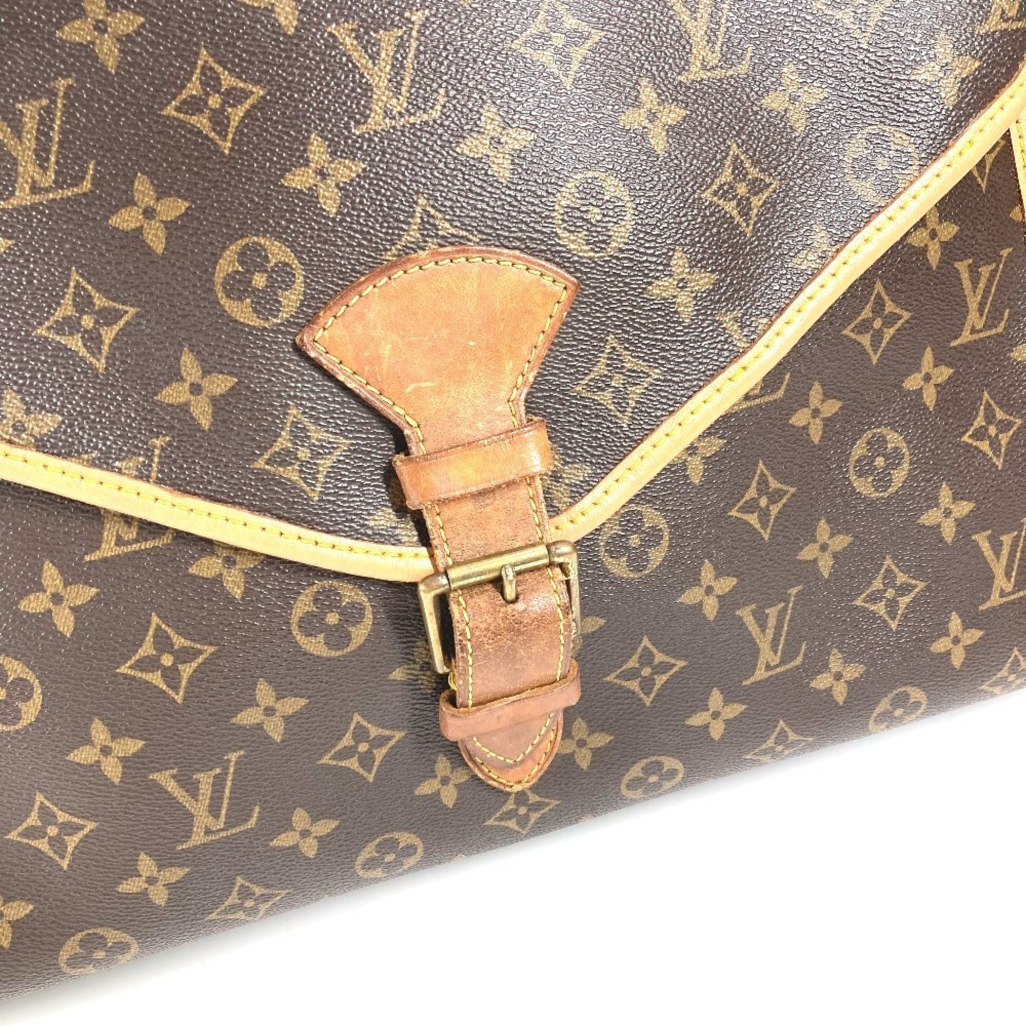 Louis Vuitton Brown Galle Monogram Monogram Briefcase Handbag (Pre-Owned)