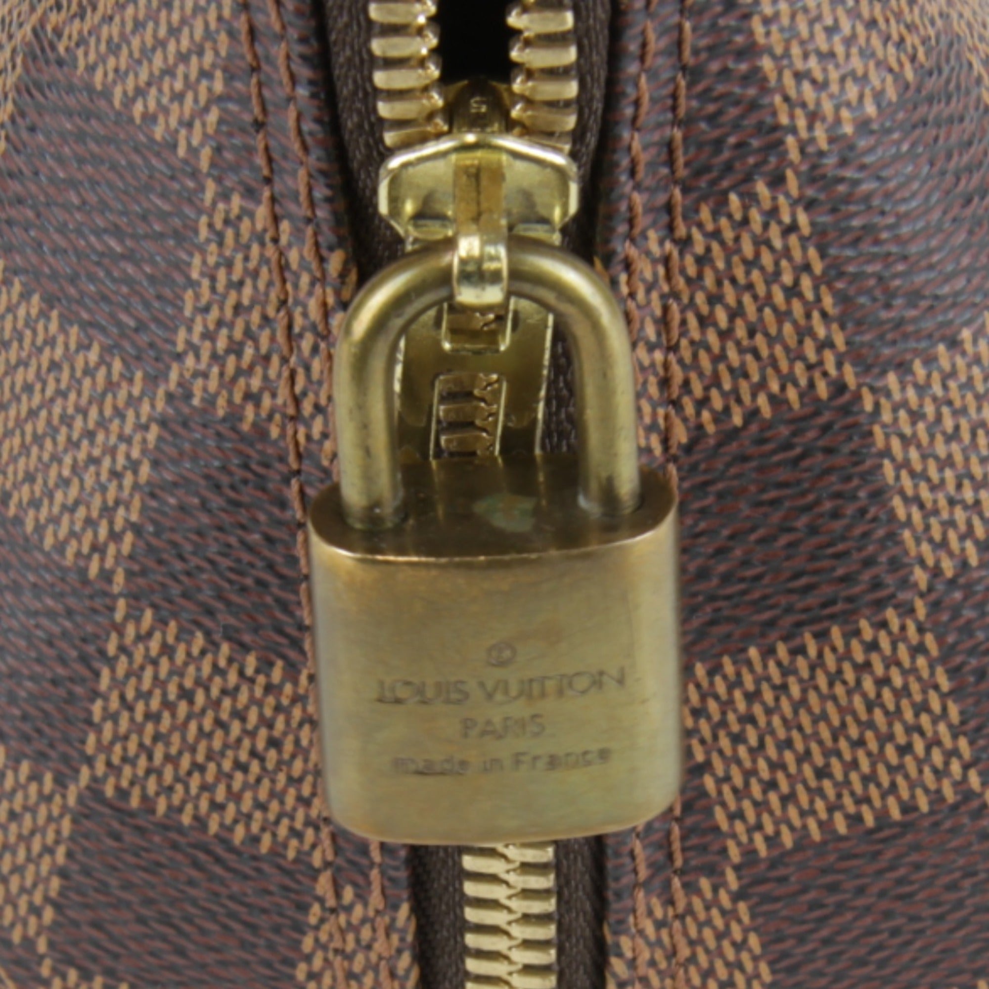 Louis Vuitton Brown Damier Canvas Handbag (Pre-Owned)