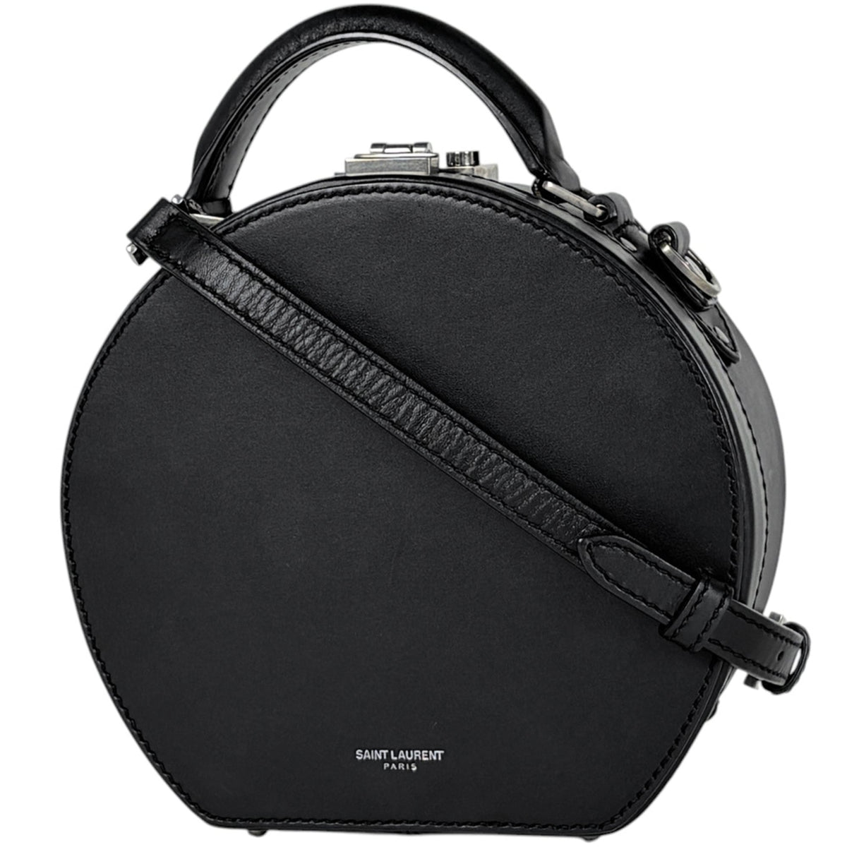 Saint Laurent Black Leather Handbag (Pre-Owned)