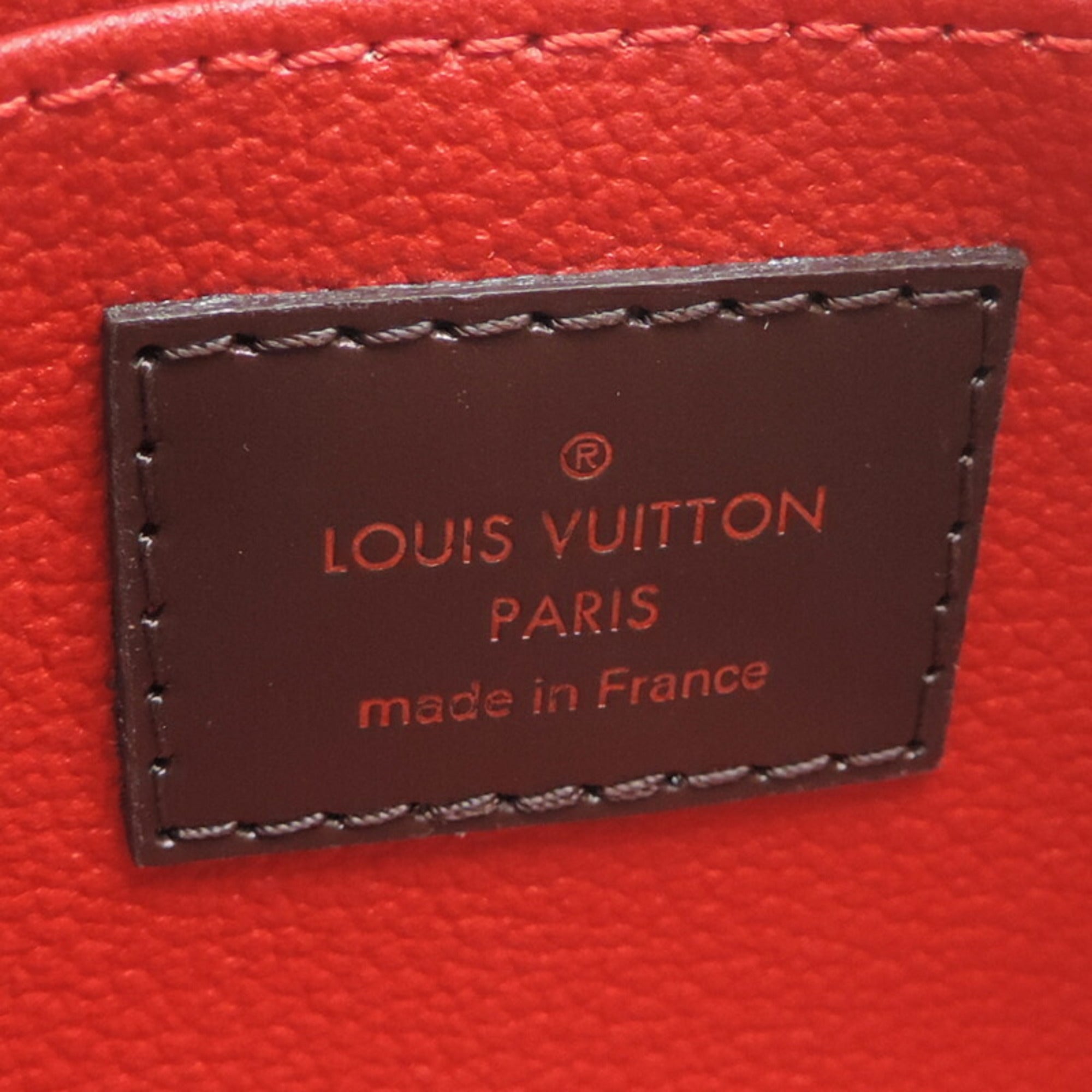 Louis Vuitton Brown Ebene Damier Canvas Pochette Pouch (Pre-Owned)
