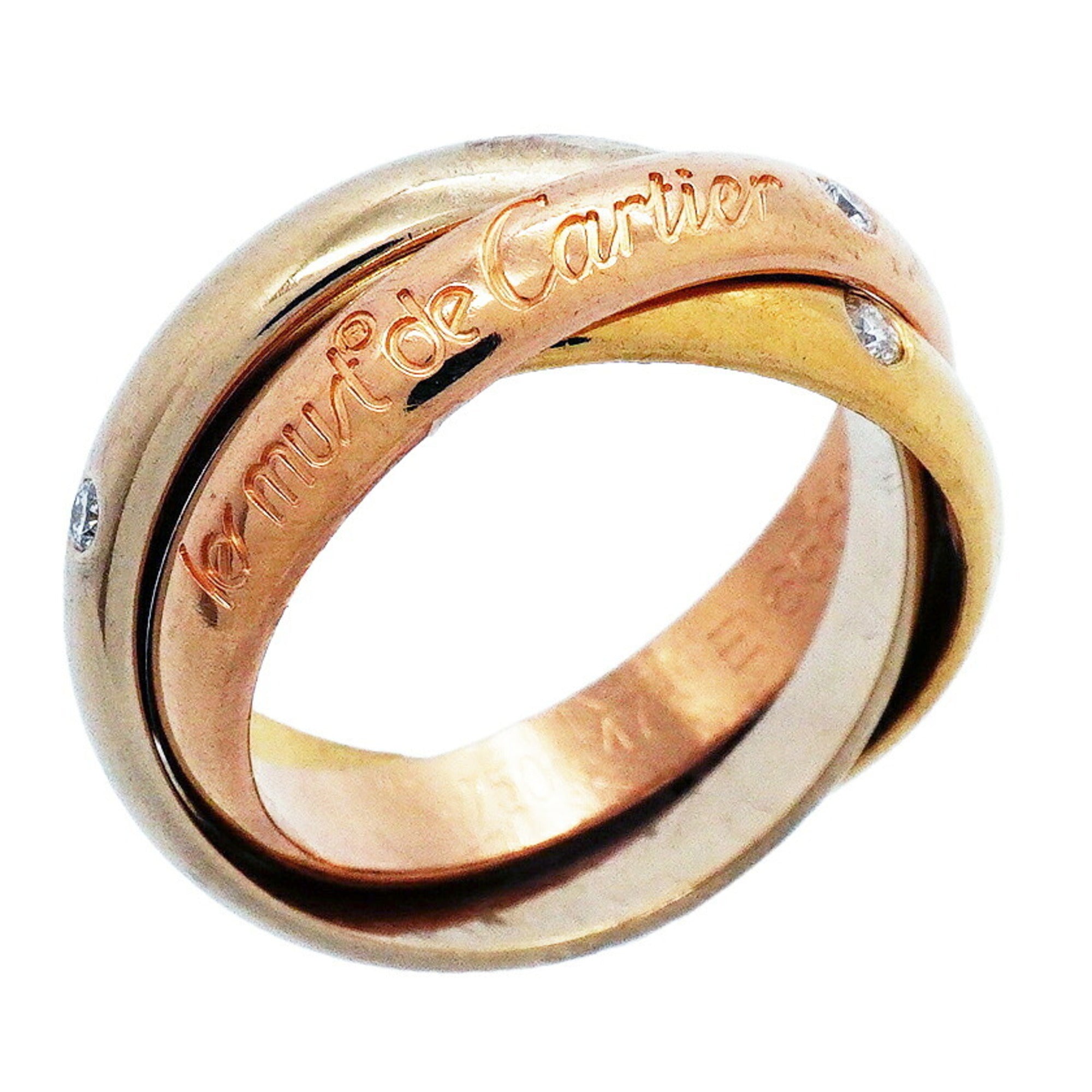 Cartier Yellow Gold (18K) Pink Gold (18K) White Gold (18K) Band Ring (Pre-Owned)