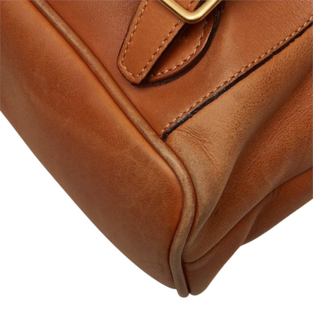 Gucci Brown Leather Backpack (Pre-Owned)