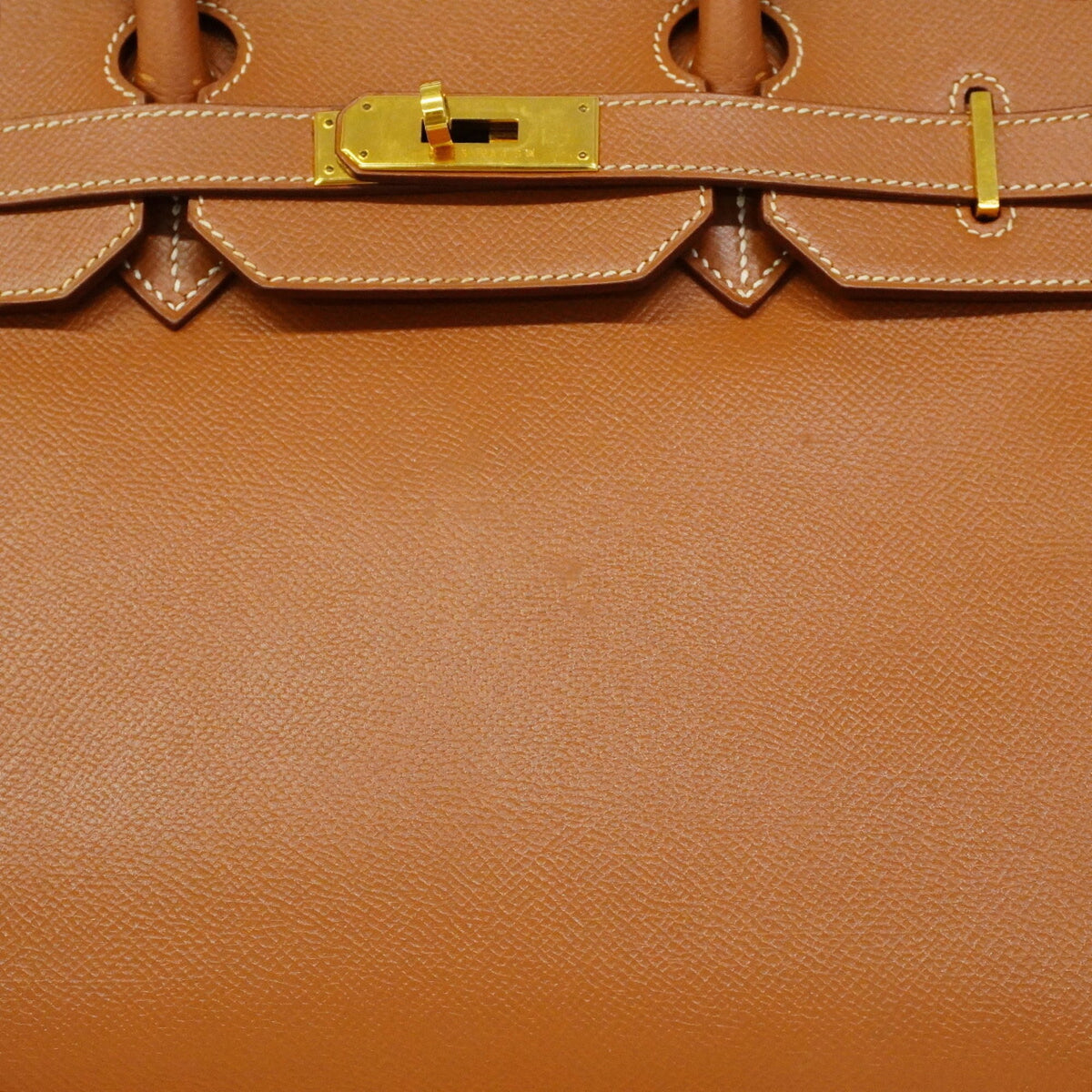 Hermes Gold Courchevel Leather Handbag (Pre-Owned)