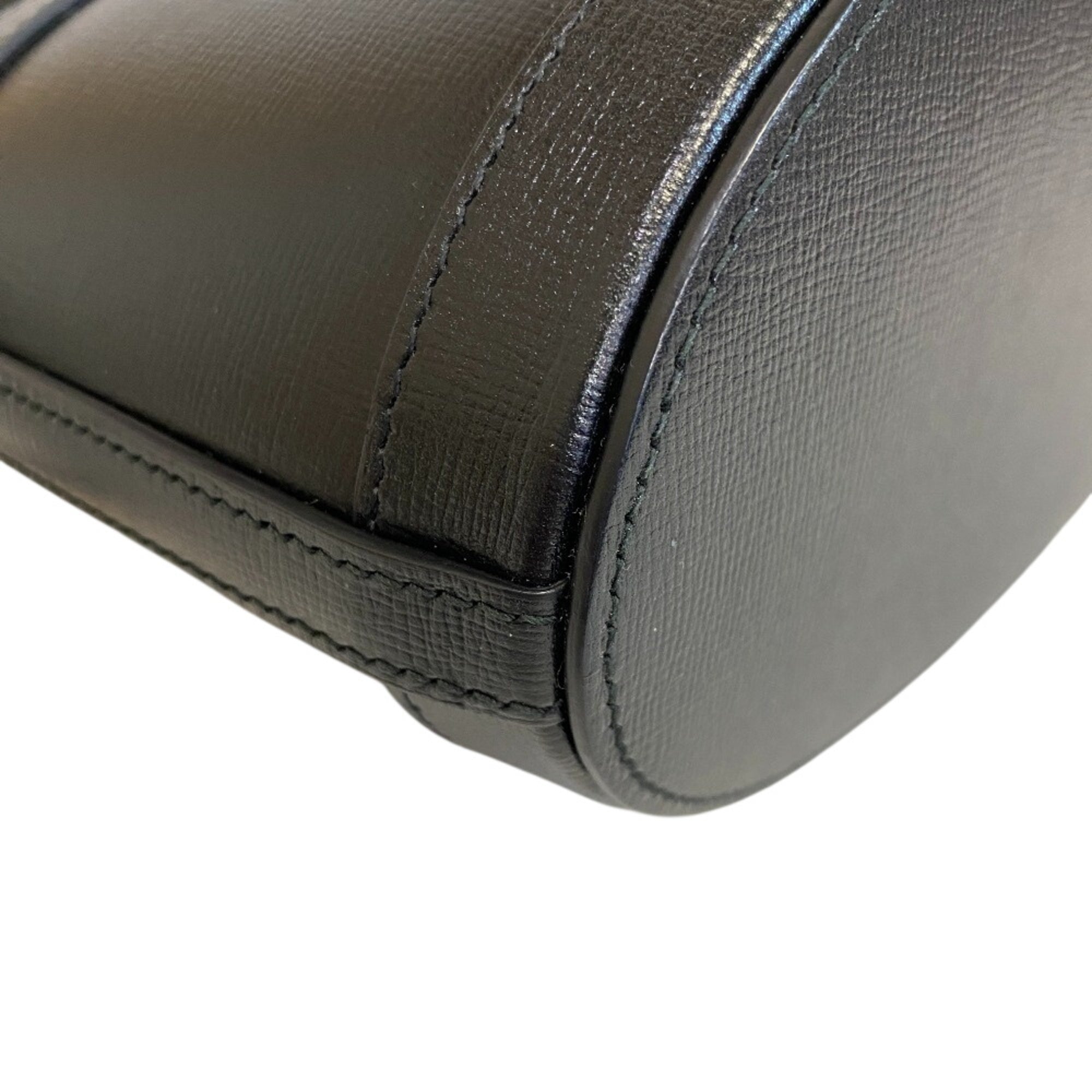 Gucci Black Leather Shoulder Bag (Pre-Owned)