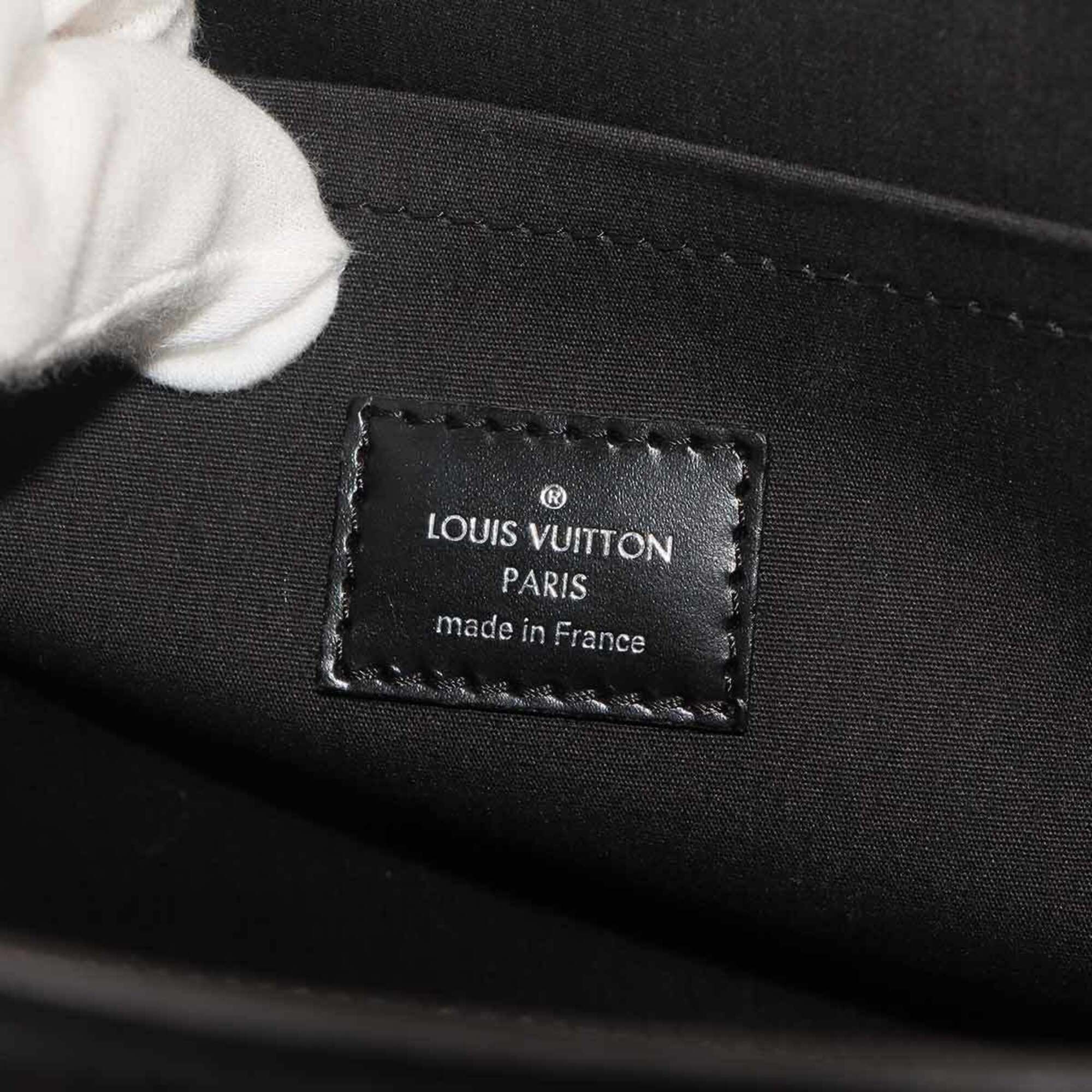 Louis Vuitton Noir Epi Leather Handbag Shoulder Bag (Pre-Owned)