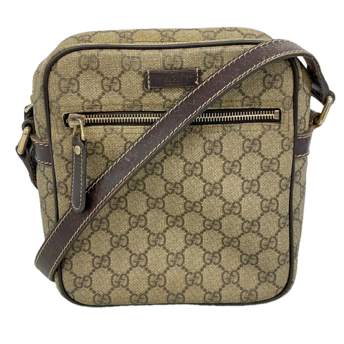 Gucci Brown Pvc Shoulder Bag (Pre-Owned)