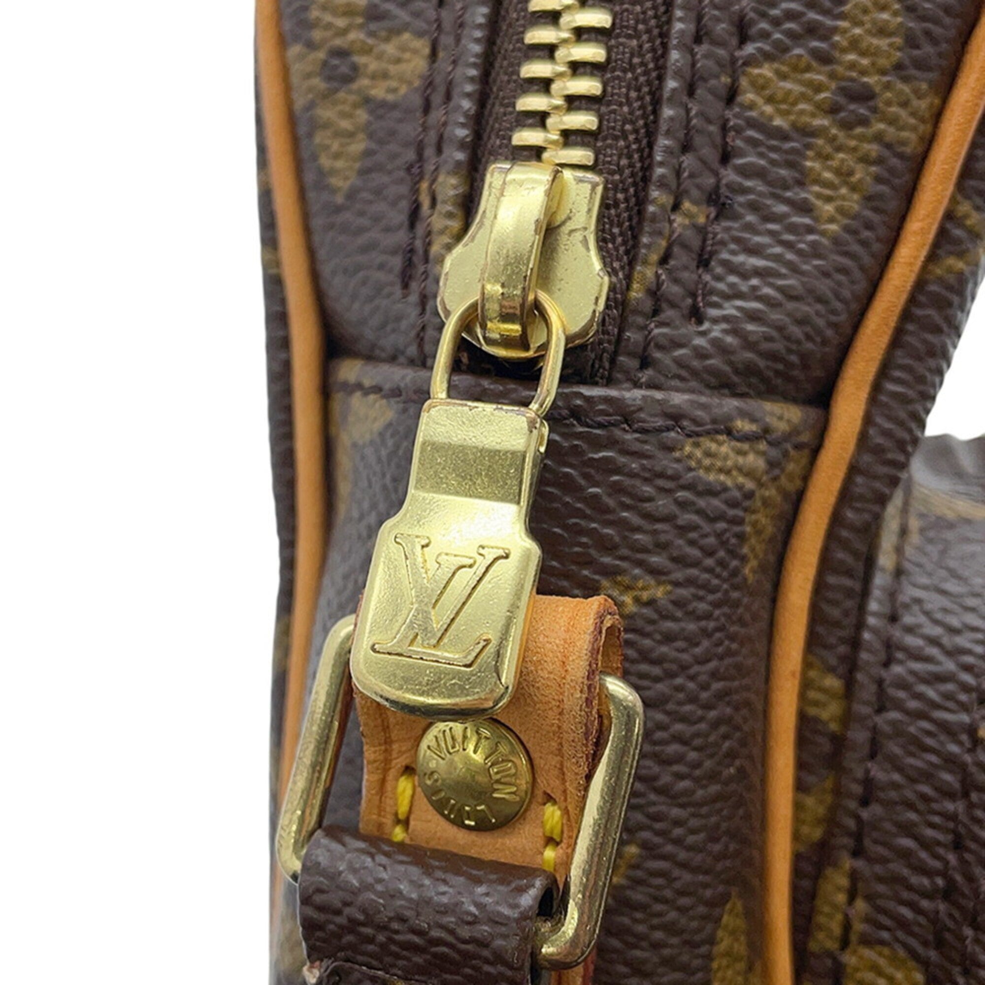 Louis Vuitton Brown Monogram Handbag Shoulder Bag (Pre-Owned)