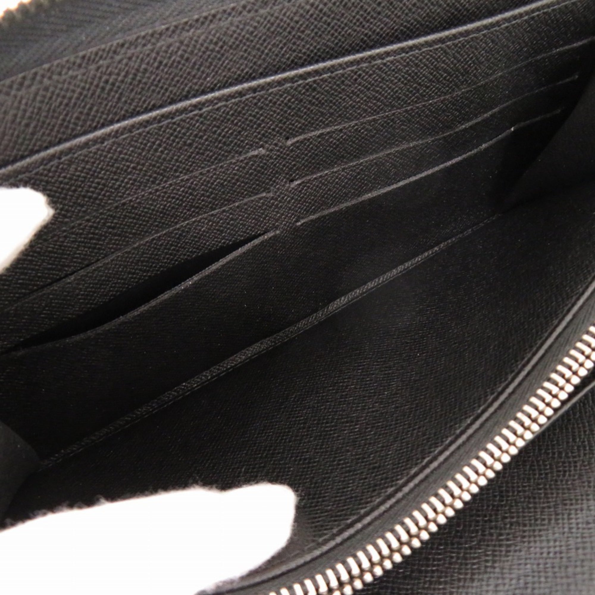 Louis Vuitton Black Noir Epi Leather Long Wallet (Bi-Fold) (Pre-Owned)