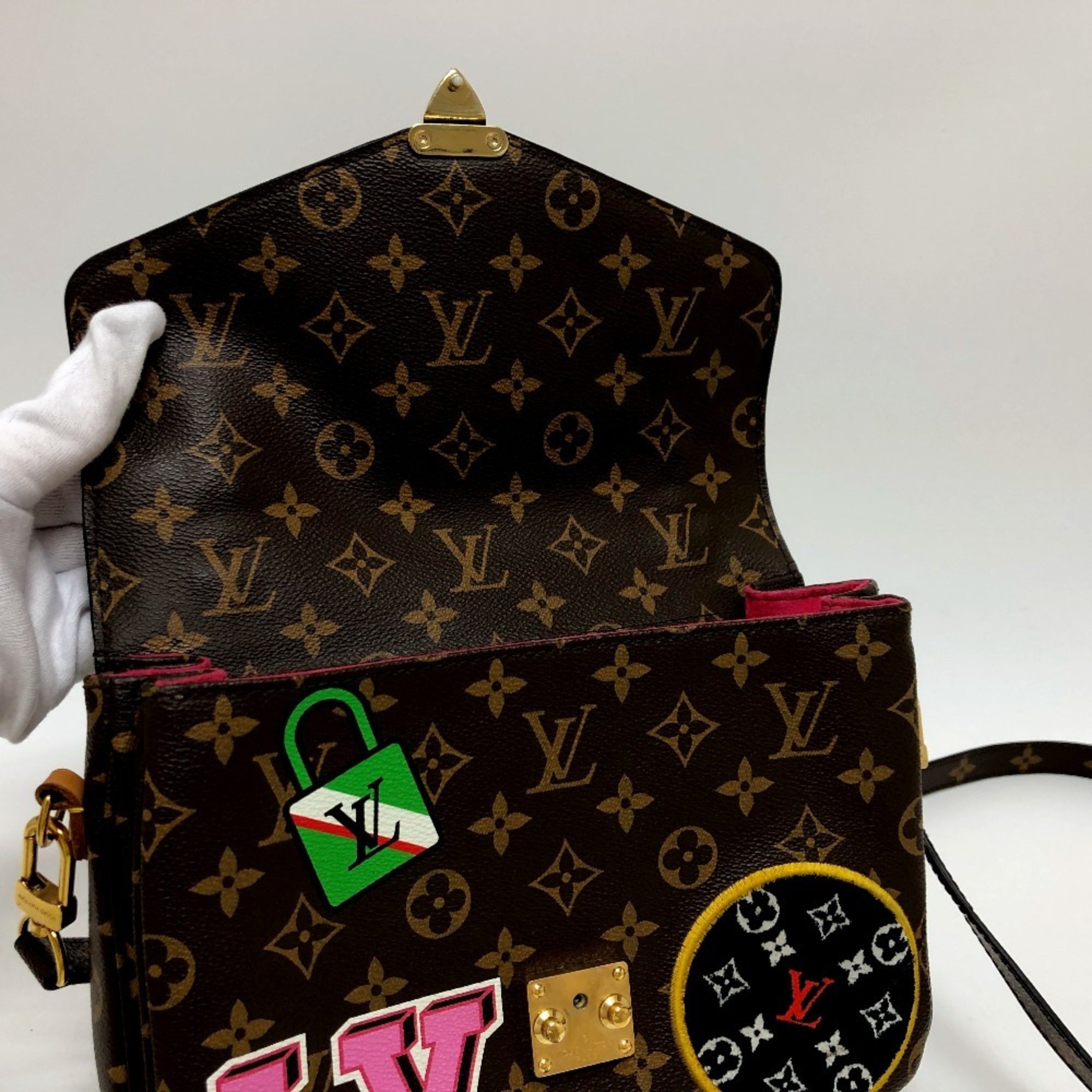 Louis Vuitton Brown Galle Monogram Multi-Color Monogram Handbag (Pre-Owned)