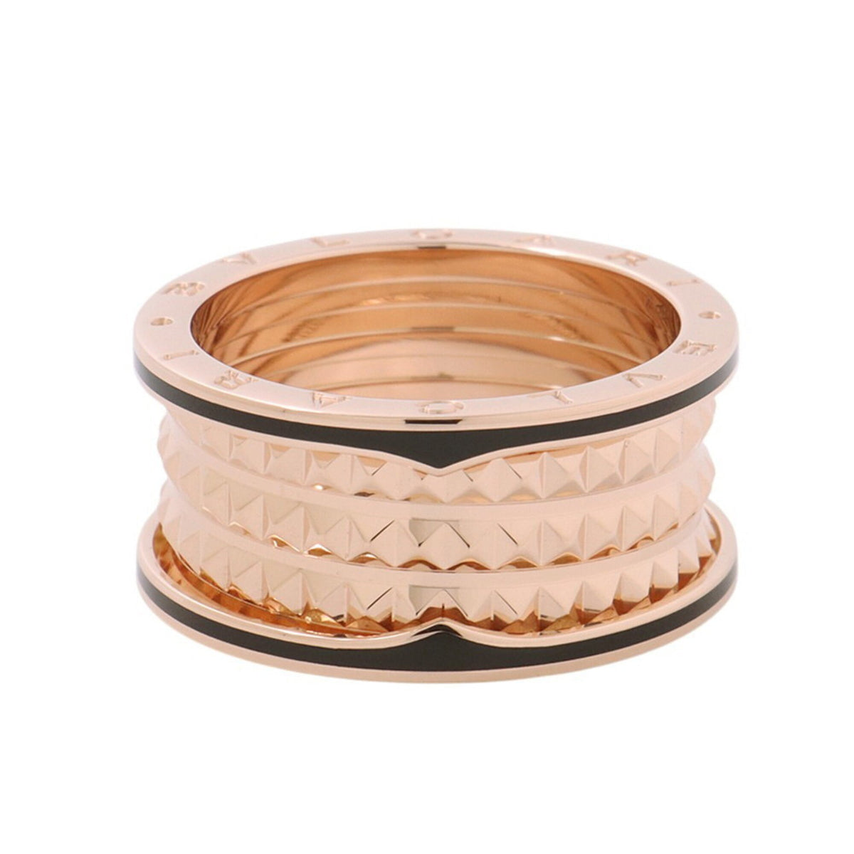 Bvlgari Pink Gold (18K) Ceramic Band Ring (Pre-Owned)
