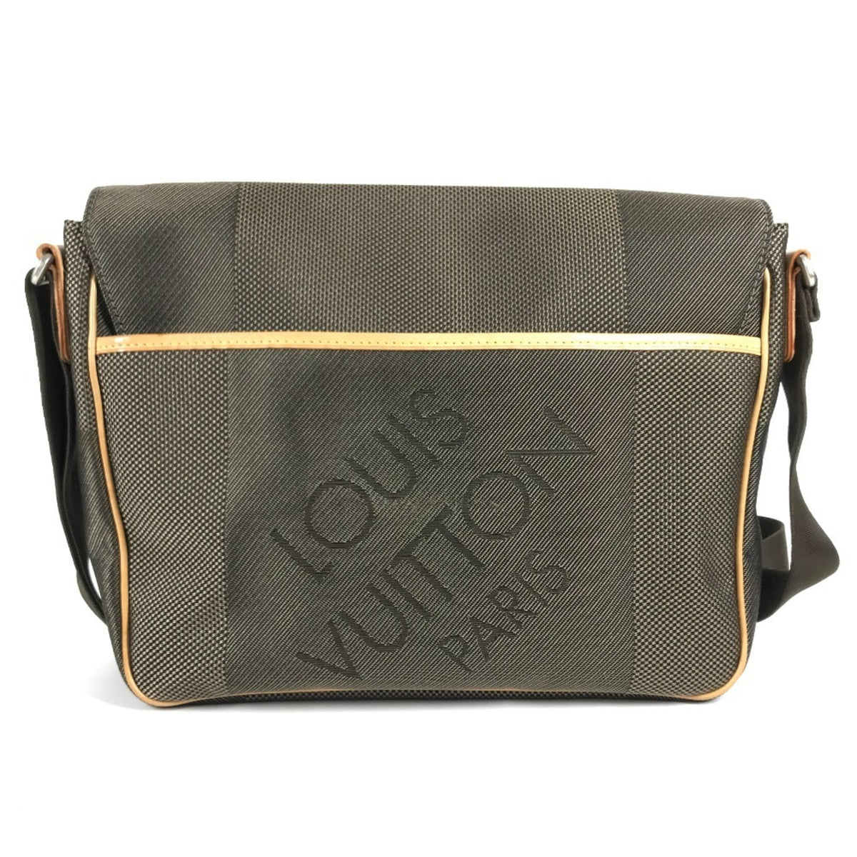 Louis Vuitton Khaki Damier Geant Messenger Bag Shoulder Bag (Pre-Owned)