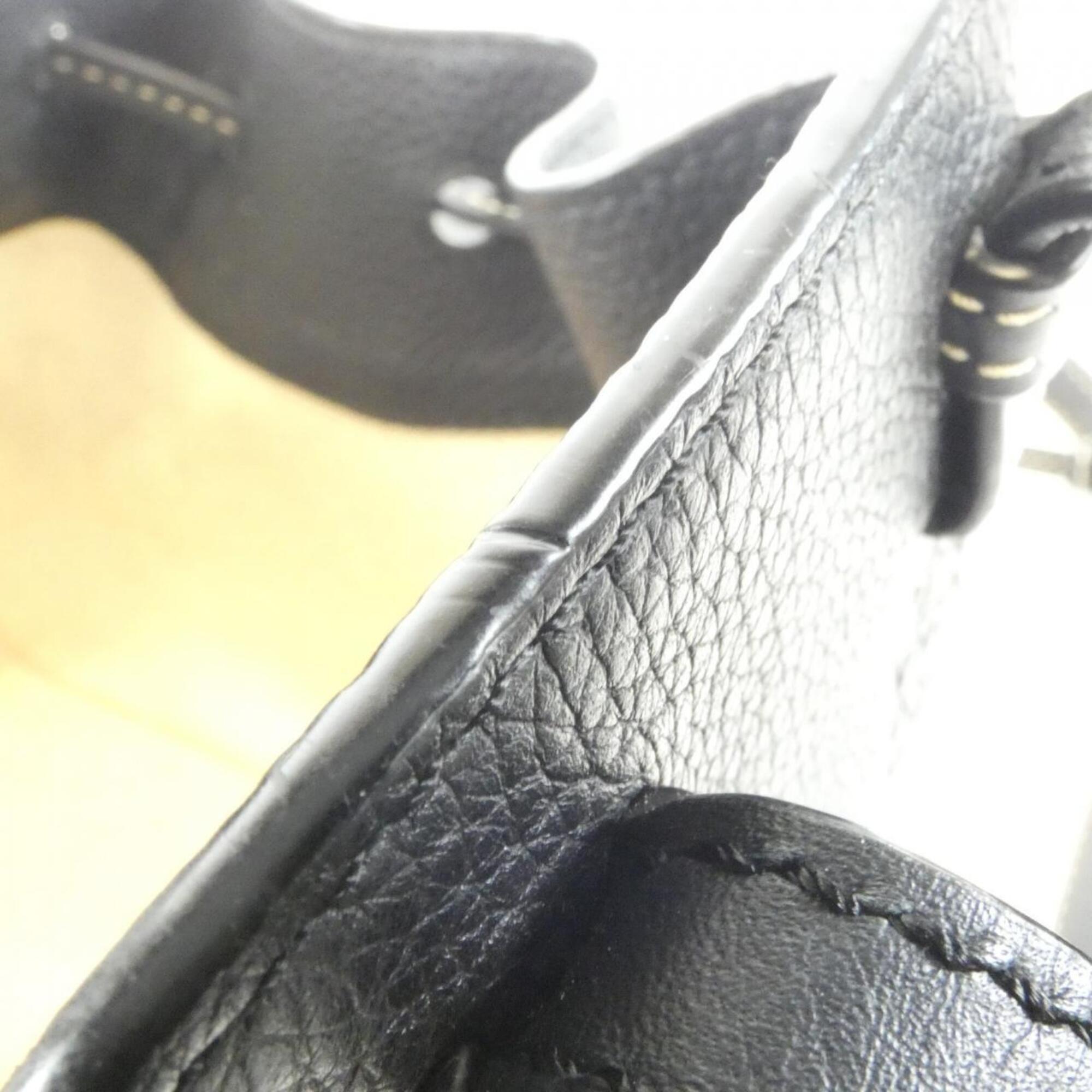 Loewe Black Canvas Leather Shoulder Bag (Pre-Owned)