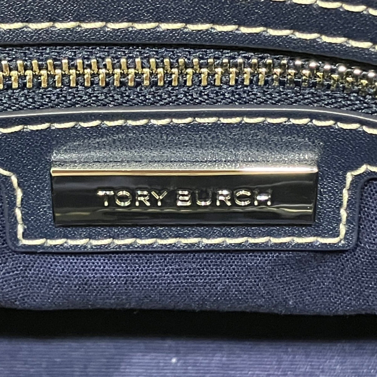 Tory Burch Beige Canvas Tote Bag (Pre-Owned)