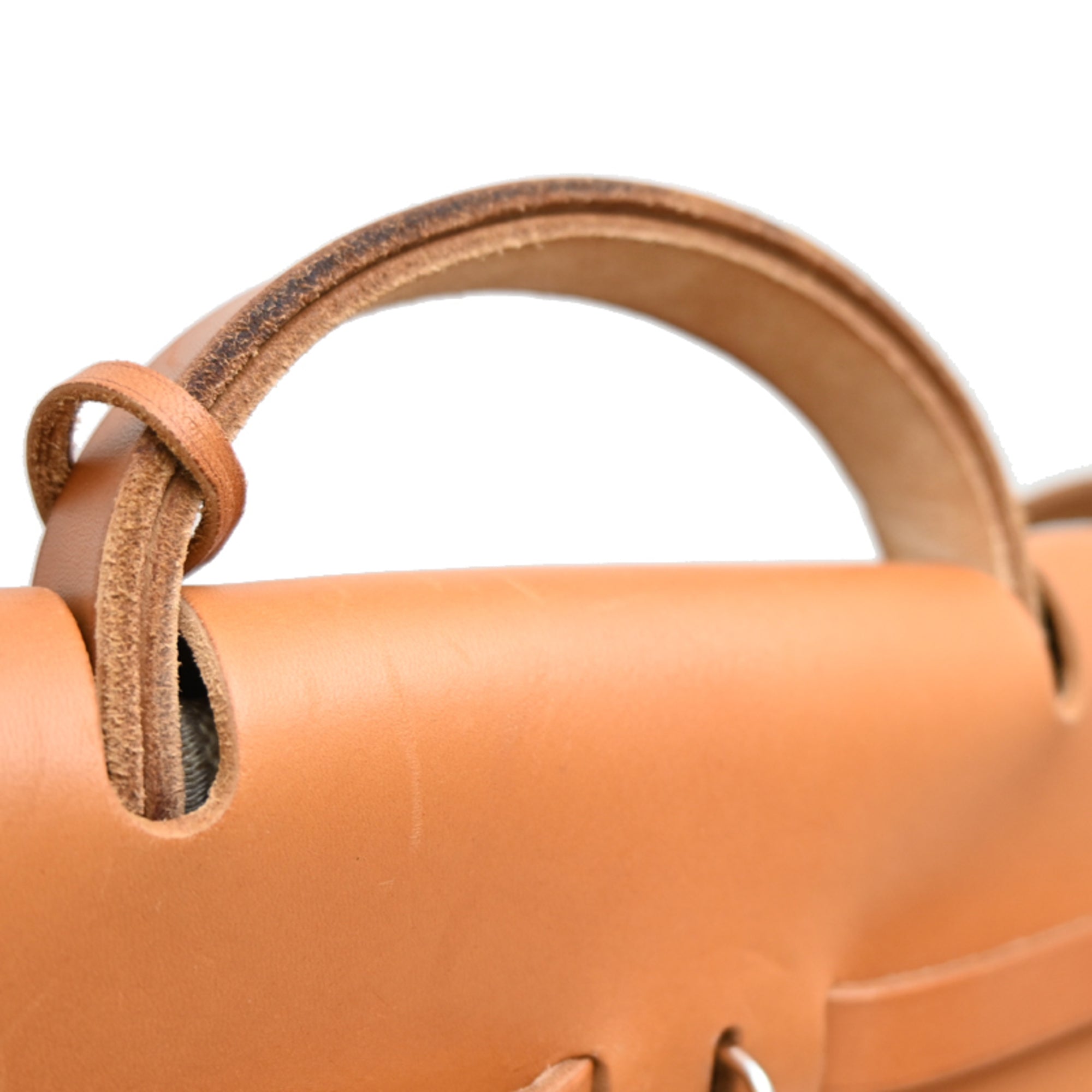 Hermes Beige Natural Toile H Handbag (Pre-Owned)