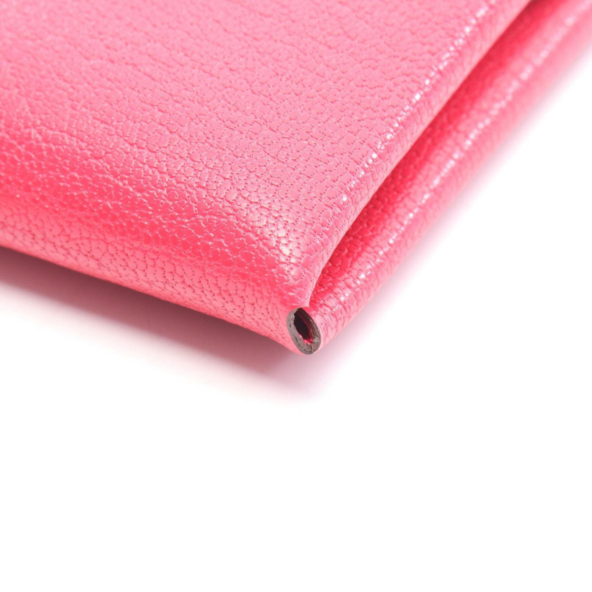 Hermes Pink Leather Coin Purse/Coin Case (Pre-Owned)