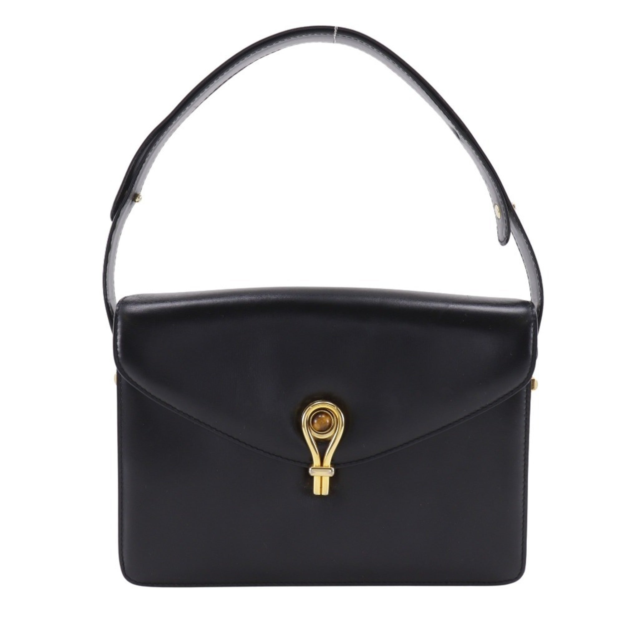Gucci Black Leather Shoulder Bag (Pre-Owned)