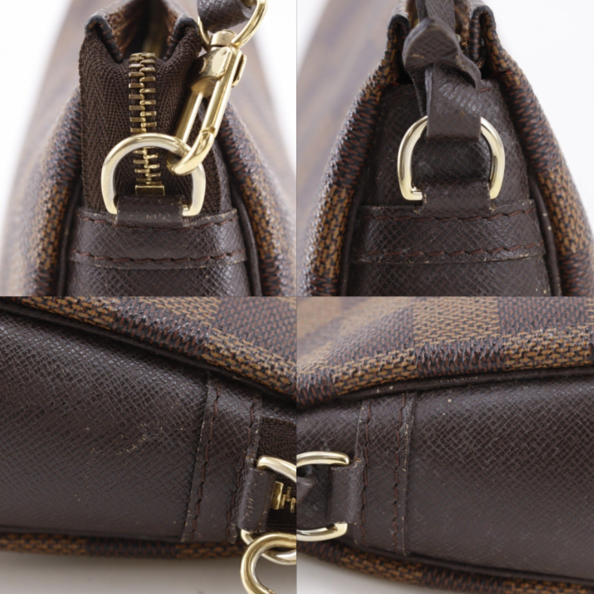 Louis Vuitton Brown Damier Canvas Pouch (Pre-Owned)